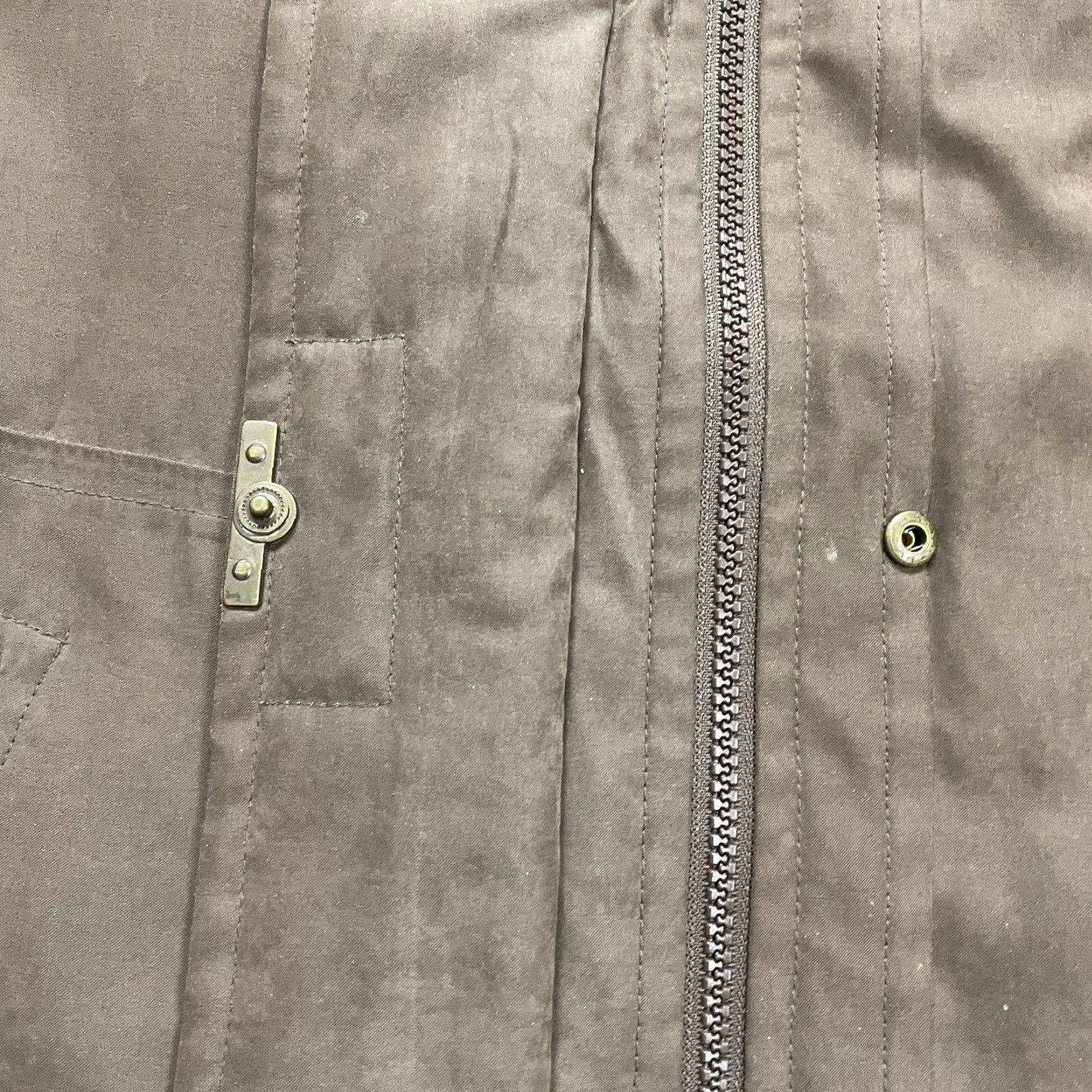 Vintage F.S. Limited Vintage Jacket Womens Petite Medium Brown Full Zip Hoodie Outdoor Jacket/Coat Size M / US 6-8 / IT 42-44 - 6 Thumbnail