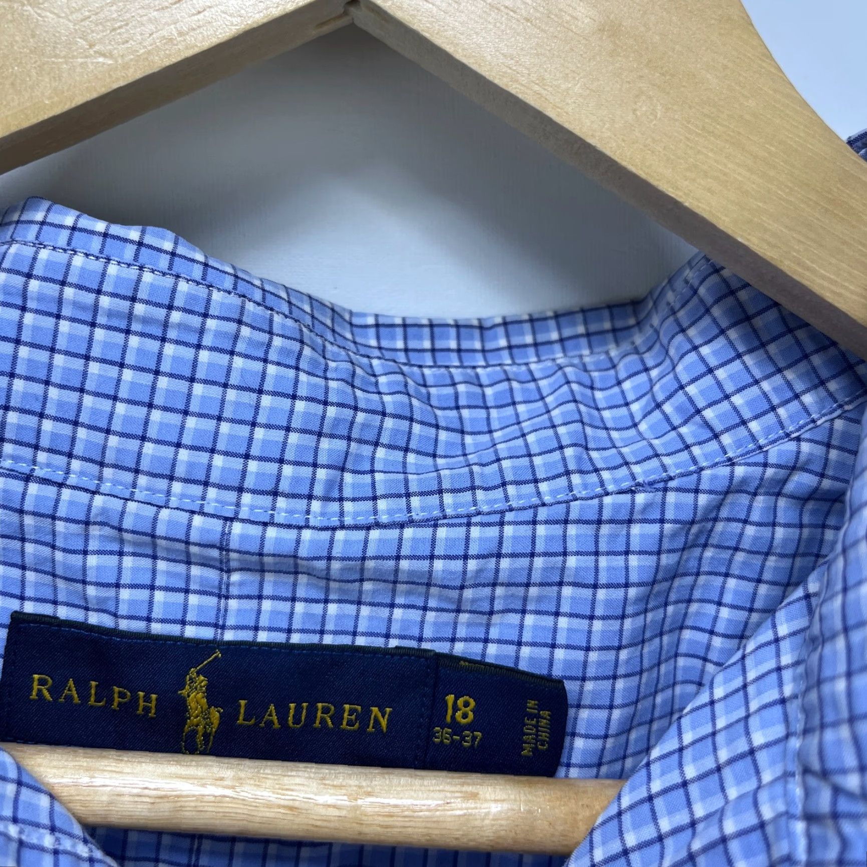 Polo Ralph Lauren VINTAGE Polo Ralph Lauren Button-Up Long Sleeve Shirt 18 Blue Mens XXL Long Sleeve Shirt Polo Ralph Lauren Button-Up 18 Blue Mens XXL Size US XXL / EU 58 / 5 - 4 Thumbnail