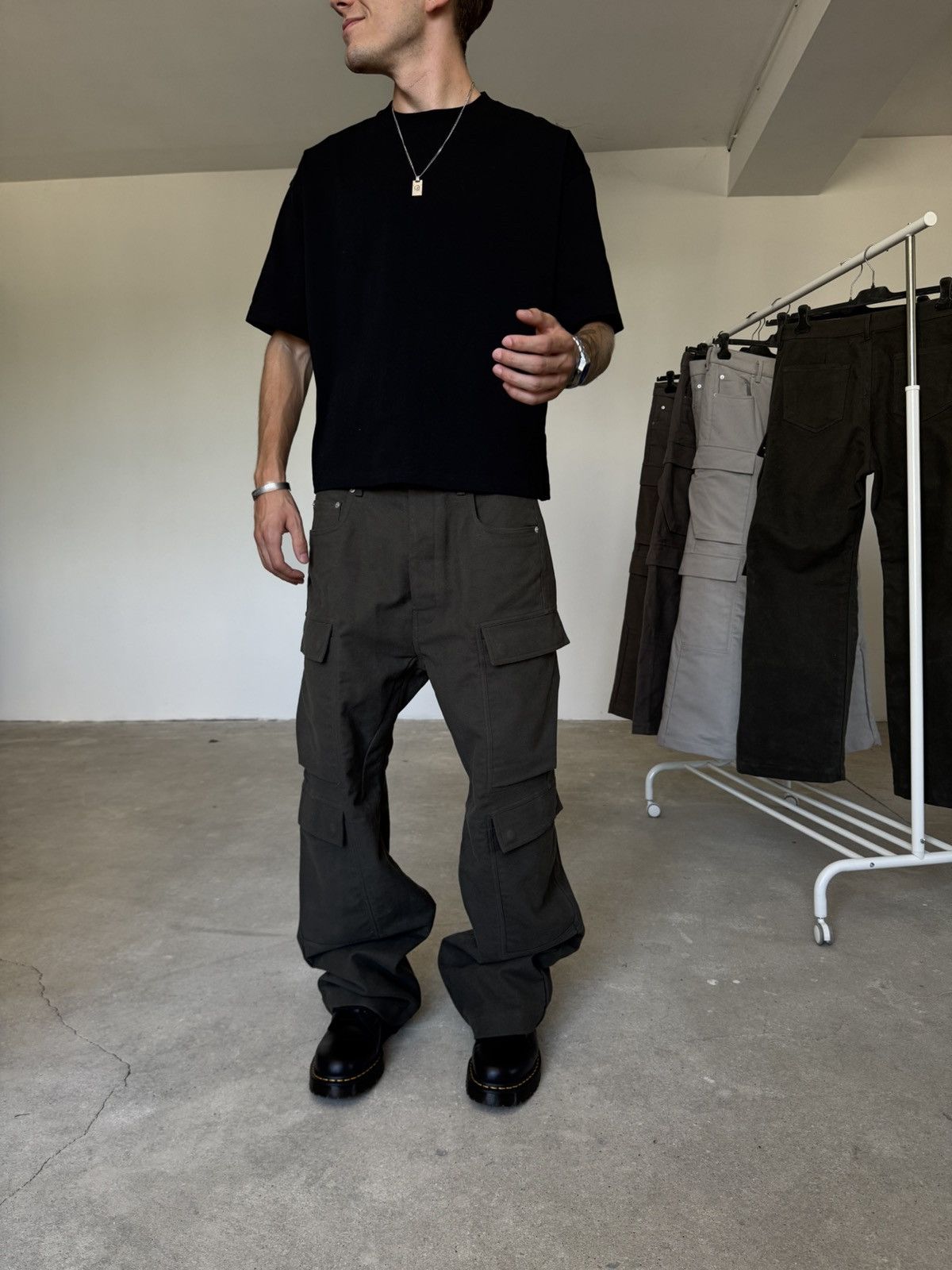 Rick Owens Rick Owens FW25 Double Cargo Pants Size US 30 / EU 46 - 10 Thumbnail