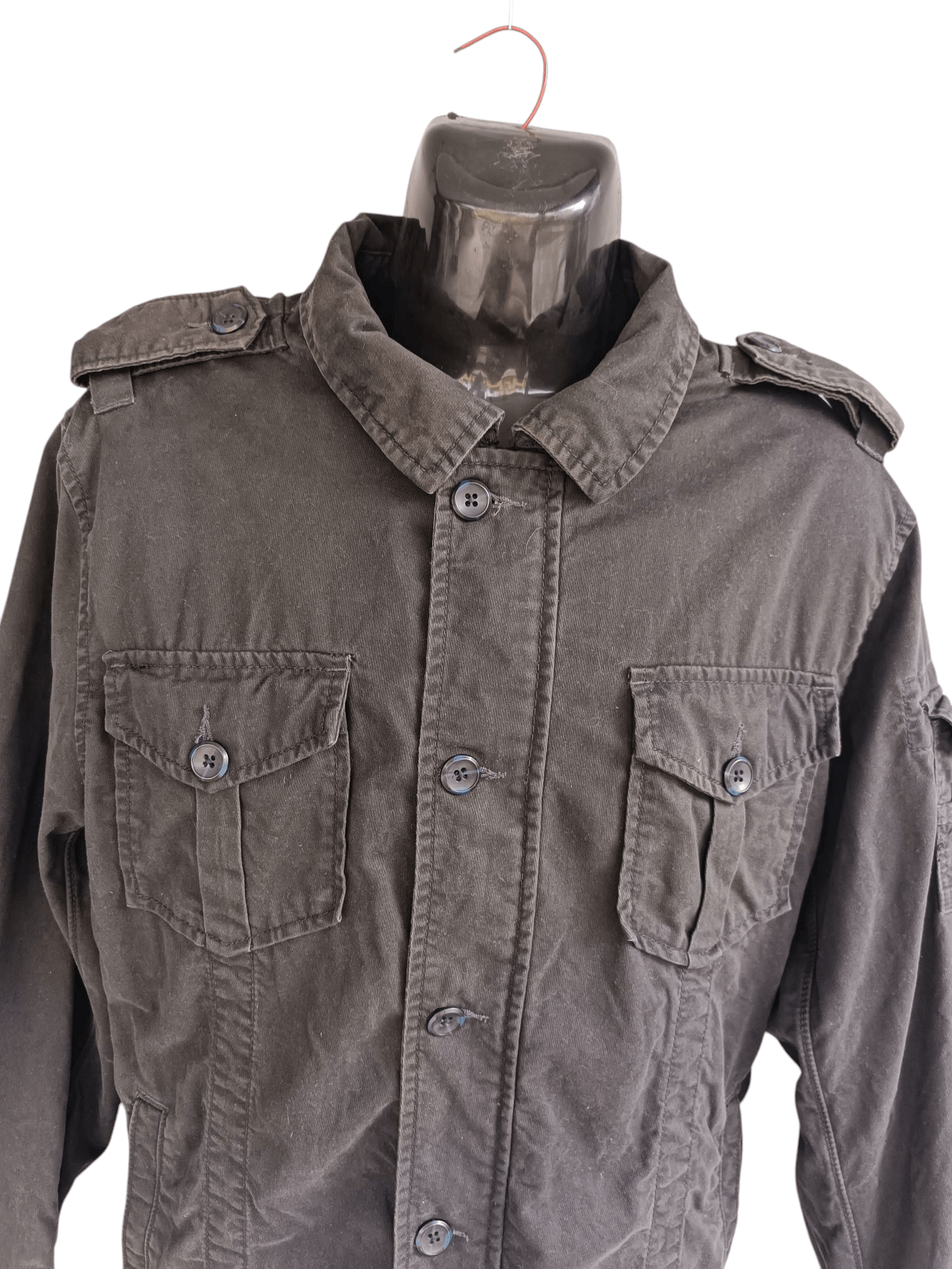 Gap Gap Jacket Black Zip Up & Button Y2K SW016 Size US L / EU 52-54 / 3 - 5 Thumbnail
