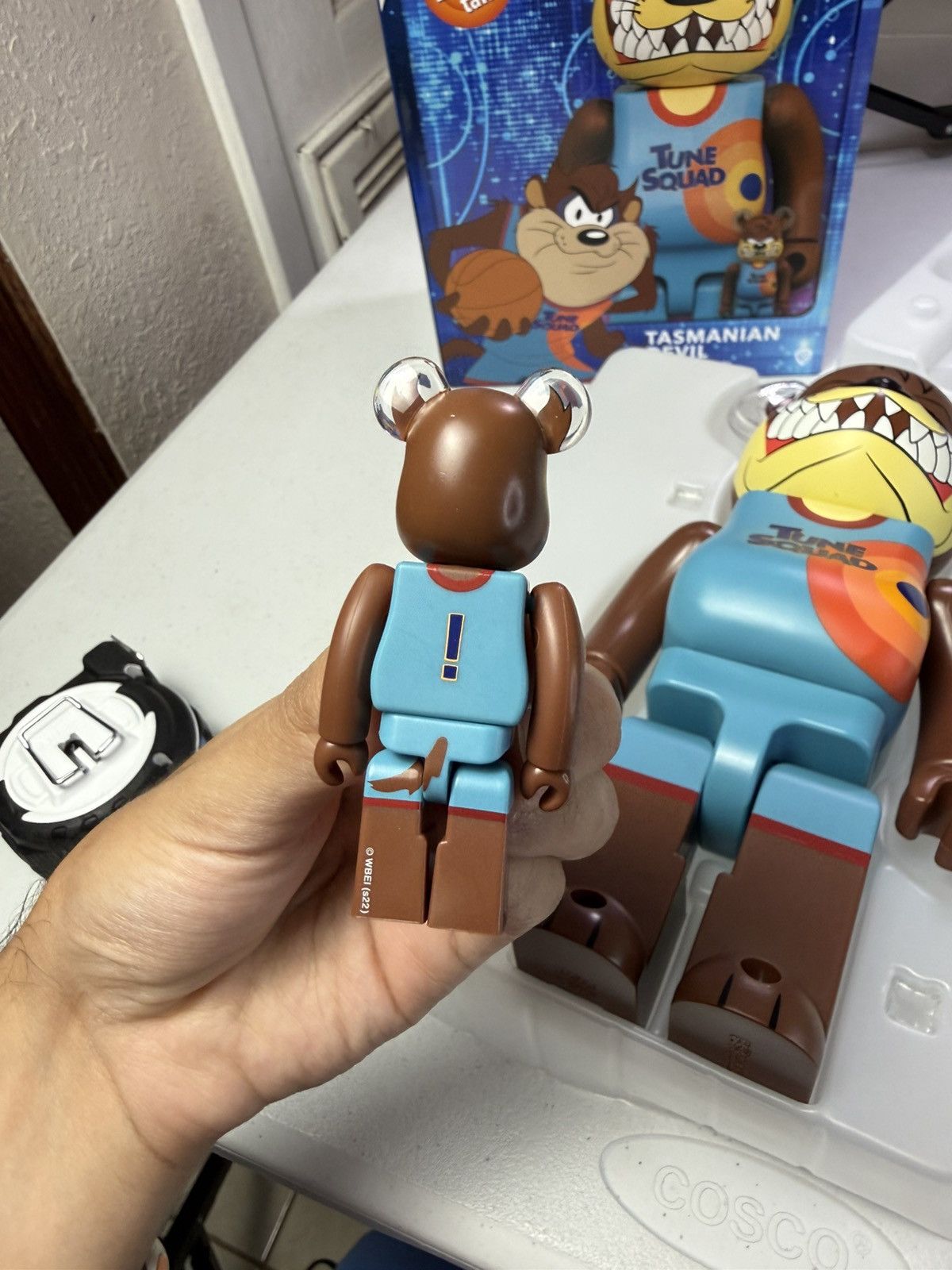 Other Space Jam New Legacy Tasmanian Devil 400% & 100% Bearbrick Size ONE SIZE - 7 Thumbnail