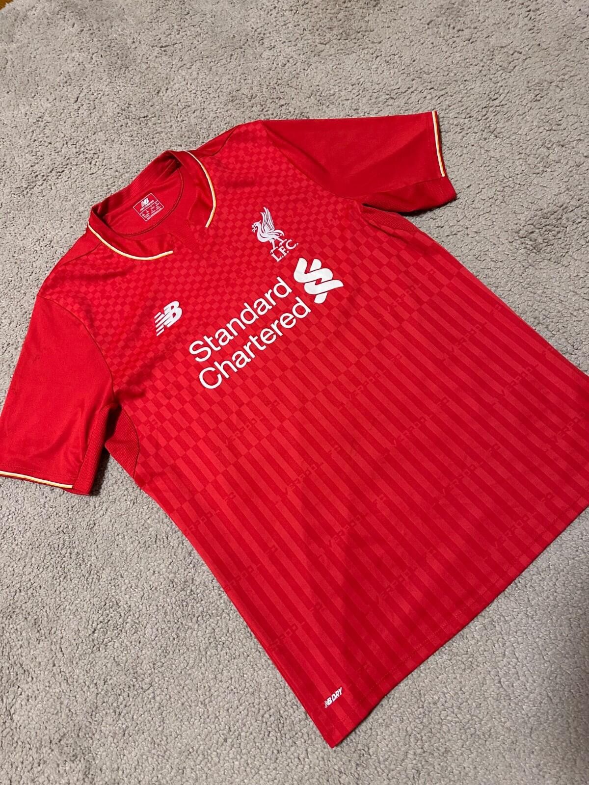 New Balance COUTINHO #10 New Balance Liverpool FC 2015/16 Home Shirt Size US L / EU 52-54 / 3 - 2 Thumbnail