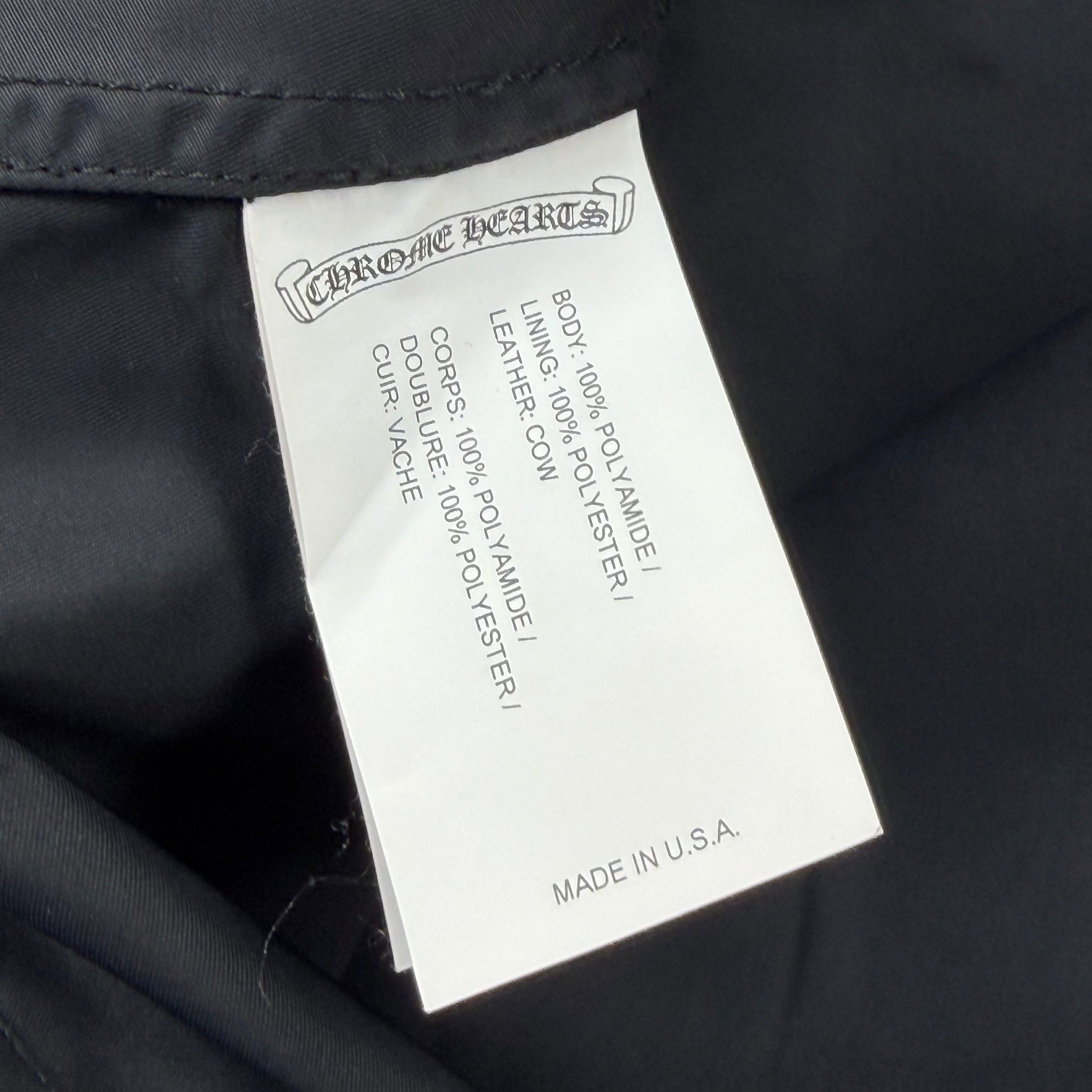 Chrome Hearts Chrome Hearts Nylon/Leather Cross Patch Work Shirt M Size US M / EU 48-50 / 2 - 6 Thumbnail