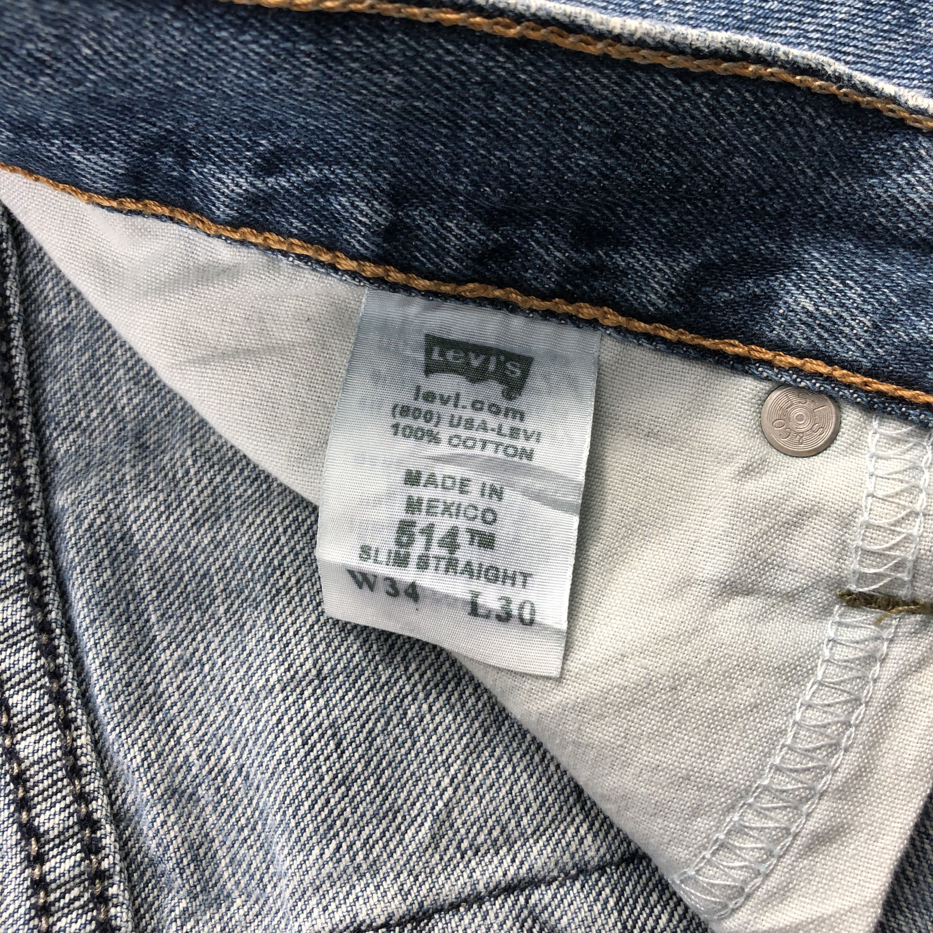 Levi's × Vintage Vintage Blue Wash Levis 514 Jeans-JM1173 Size US 35 - 10 Thumbnail