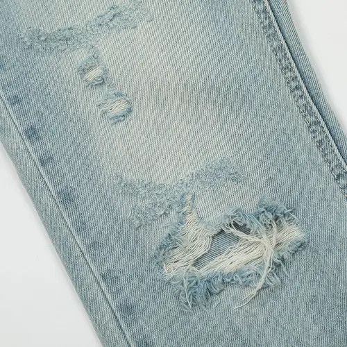 Jean fade skate flared ripped jeans Size US 34 / EU 50 - 3 Thumbnail