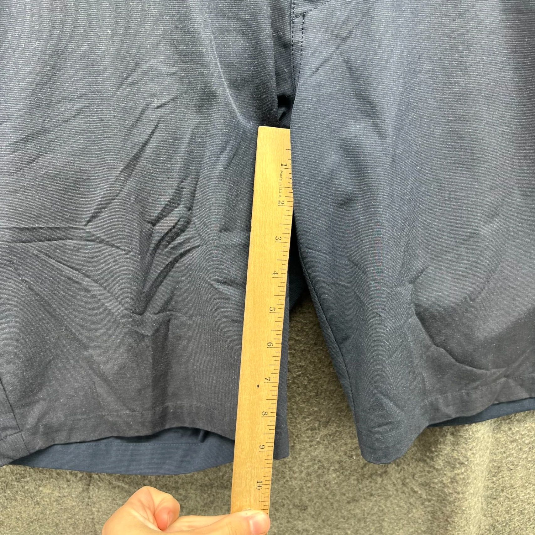 TravisMathew VINTAGE Travis Mathew Shorts Mens 38 Blue Navy Chino Flat Front Two Tone Knit Casual Relaxed Size US 38 / EU 54 - 7 Thumbnail