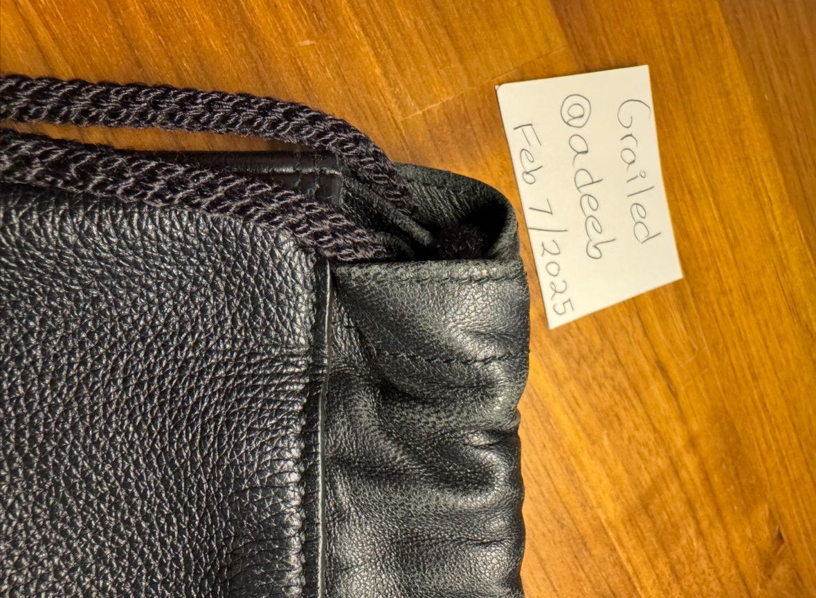 Gucci Gucci x Coco Capitan Leather Drawstring Bag Size ONE SIZE - 7 Thumbnail