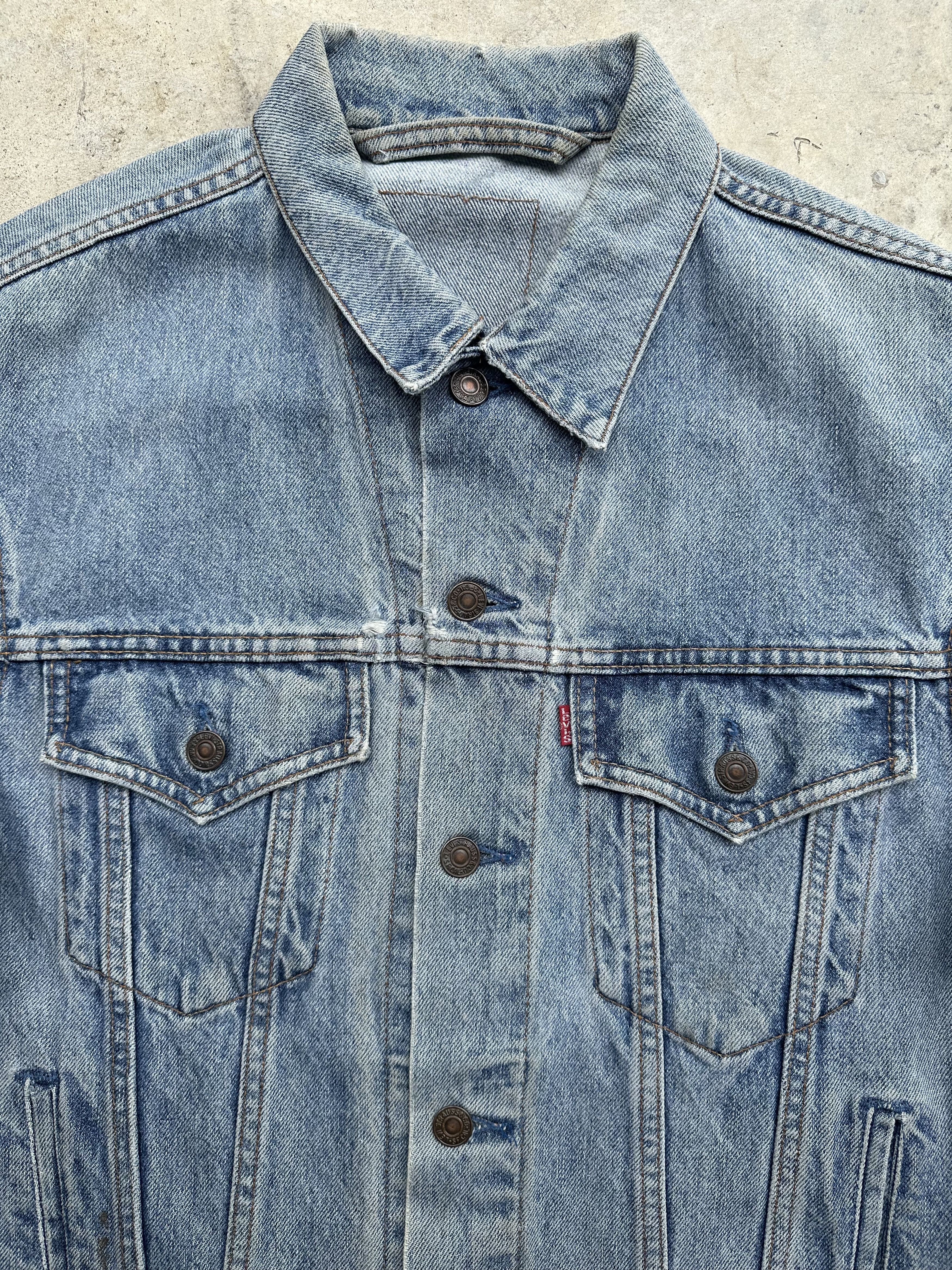 Levi's Vintage Levi’s Trucker Jacket Lot 75506 Distressed Jeans Size US M / EU 48-50 / 2 - 5 Thumbnail