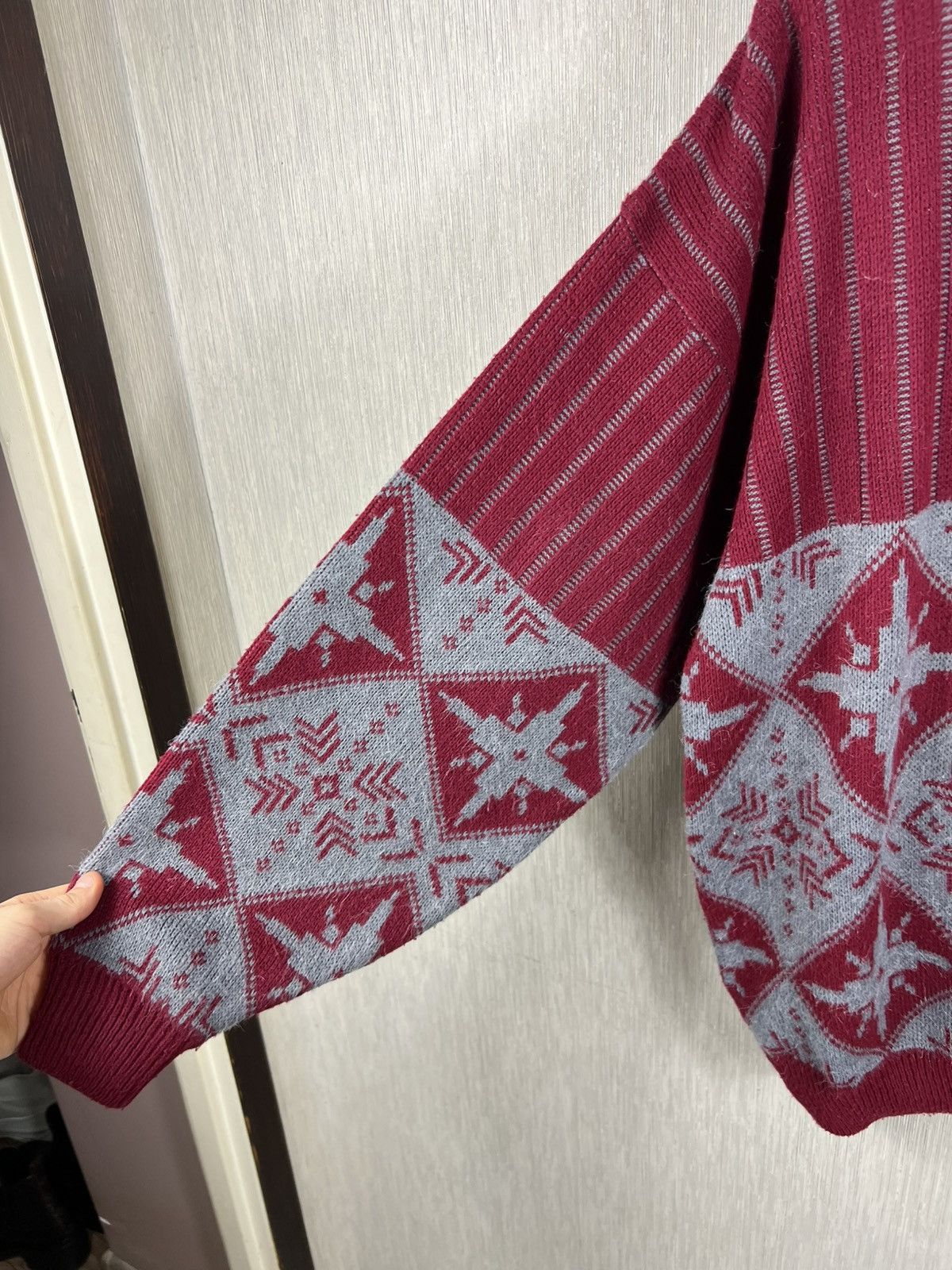 Levi's Vintage Levis Civvy Street snowflakes winter pattern sweater Size US XL / EU 56 / 4 - 10 Thumbnail