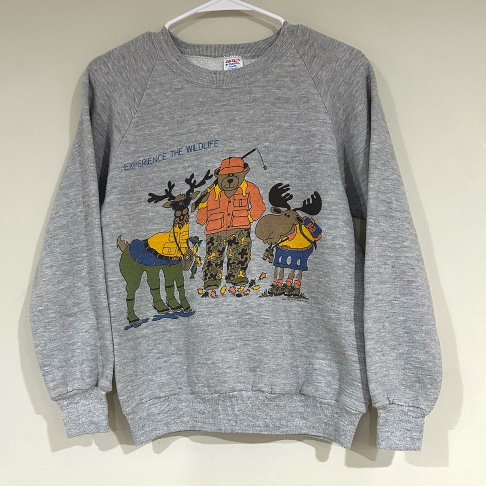 Jerzees Vintage 1988 Experience The Wildlife Sweatshirt Size US S / EU 44-46 / 1 - 1 Thumbnail