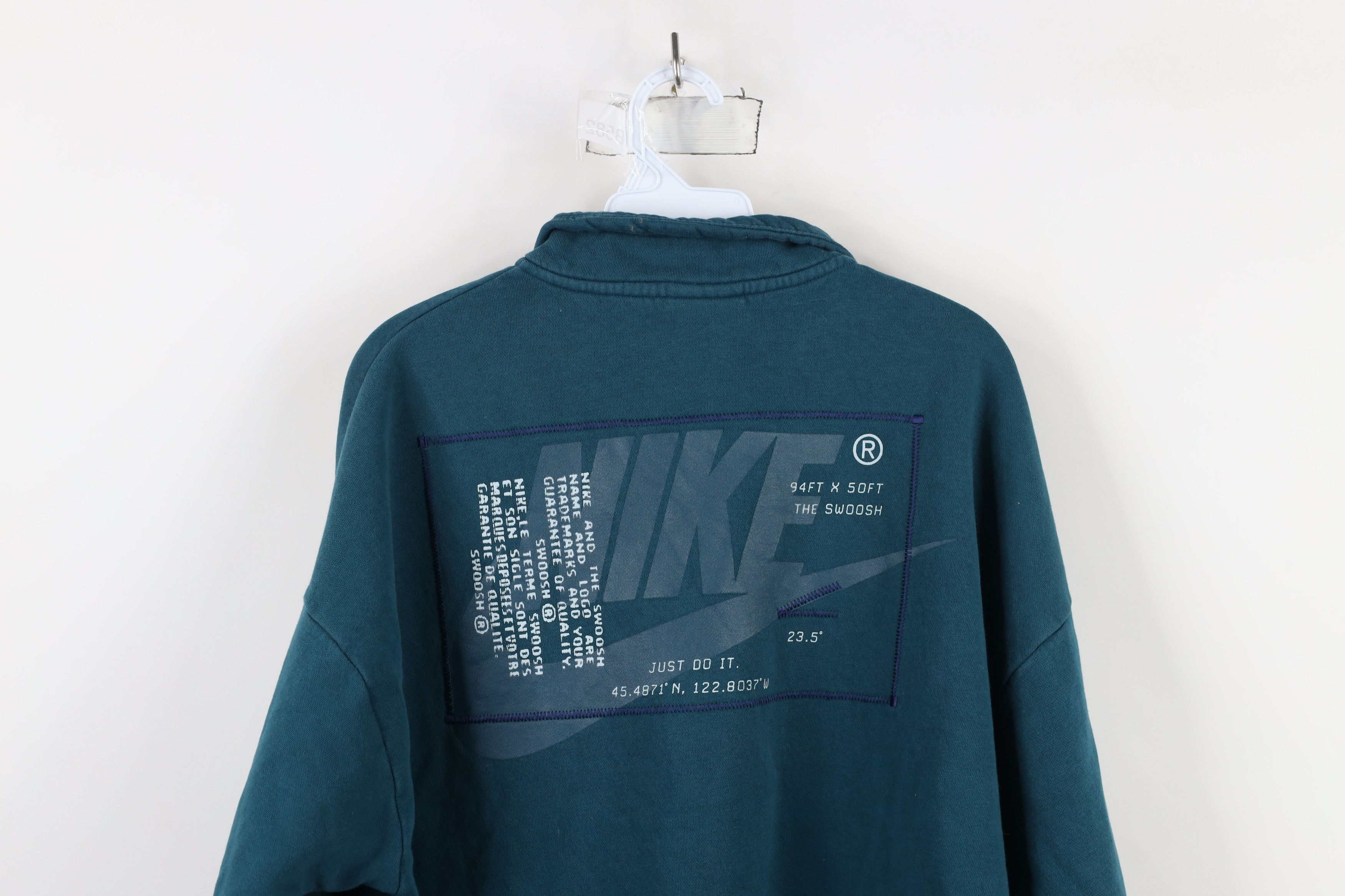 Nike × Vintage Vintage Y2K Nike Sportswear Spell French Terry Sweatshirt Size M / US 6-8 / IT 42-44 - 14 Thumbnail