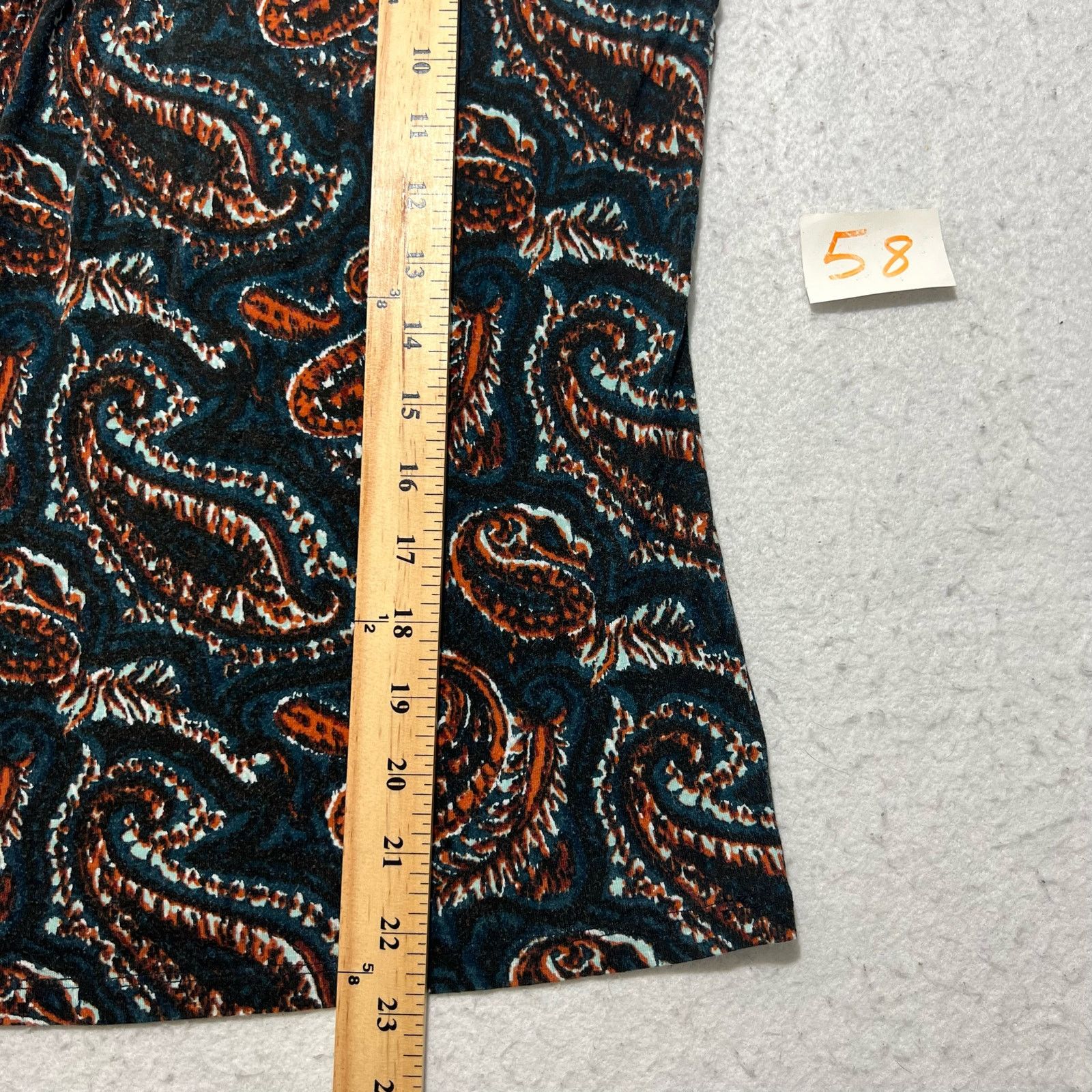 Other Talbots Long Sleeve Paisley Patterned Pullover T Shirt Top Size M / US 6-8 / IT 42-44 - 8 Thumbnail