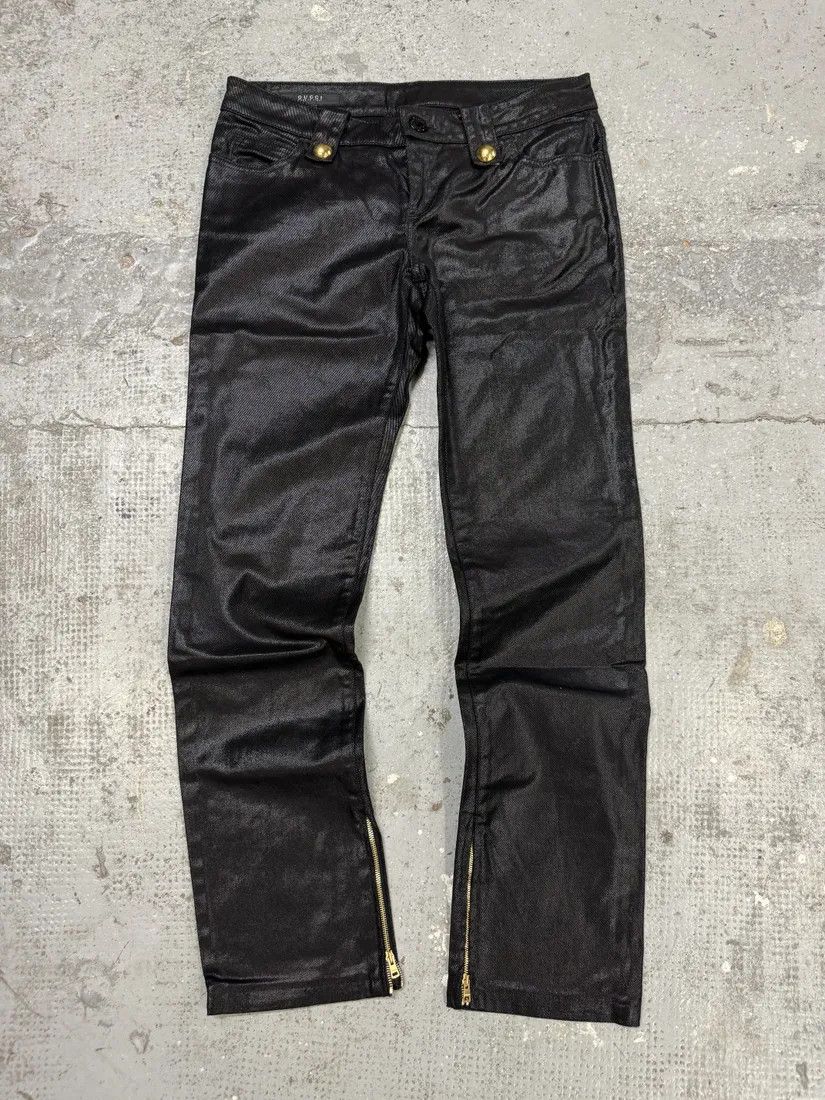 Gucci × Vintage FW2008 Gucci Black Elegant 2 Zips Pants Size 27" / US 4 / IT 40 - 4 Thumbnail