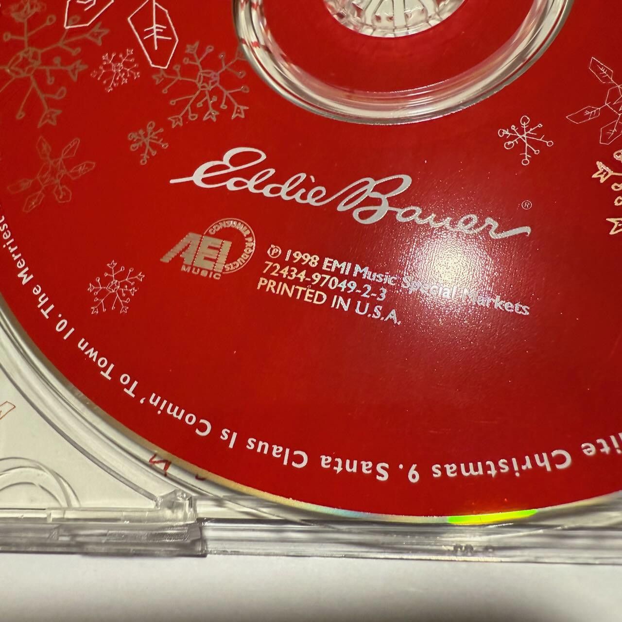 Eddie Bauer Eddie Bauer Christmas Cheer CD RARE 1998 In-Store Album Size ONE SIZE - 7 Thumbnail