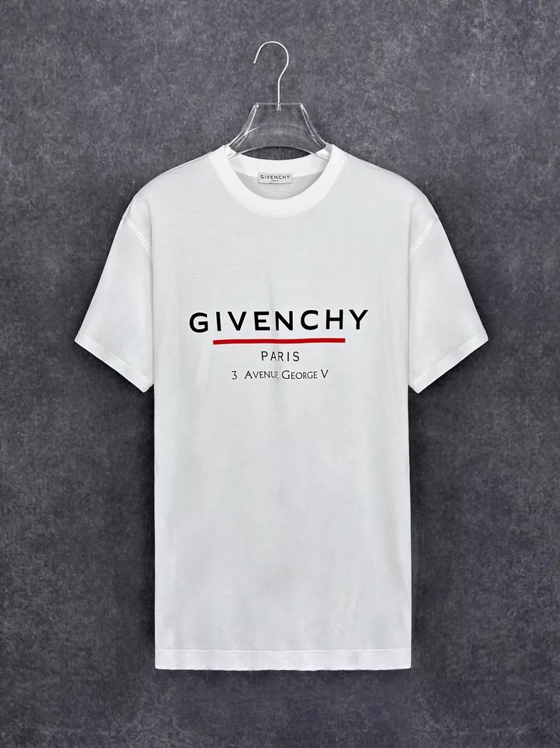 Givenchy Givenchy Men's Loose Round-neck T-shirt with Logo Print, W Size US S / EU 44-46 / 1 - 1 Thumbnail