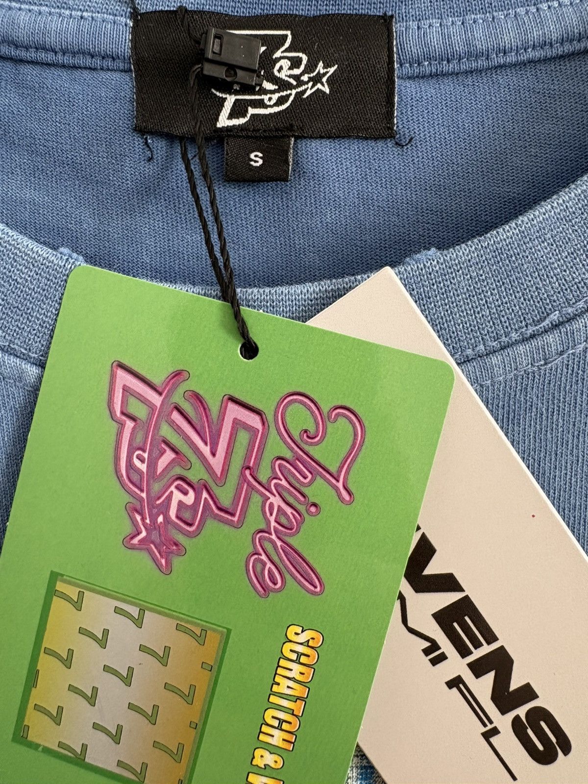 TRIPLE SEVENS Triple Sevens Men’s Small Blue Credit Card T-Shirt Size US S / EU 44-46 / 1 - 4 Thumbnail