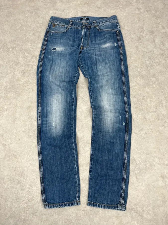 Vintage SS2009 Costume National Blue Denim Jeans Size US 32 / EU 48 - 4 Thumbnail