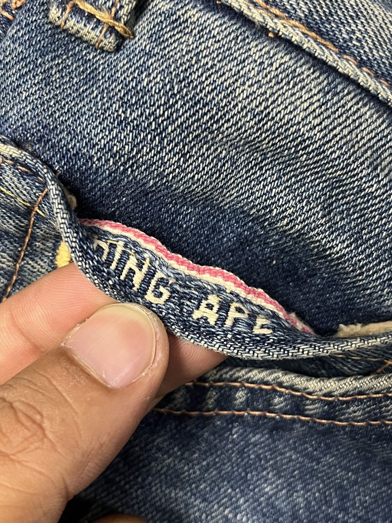 Bape Bape Embroidered Skinny Jeans Size US 30 / EU 46 - 13 Thumbnail