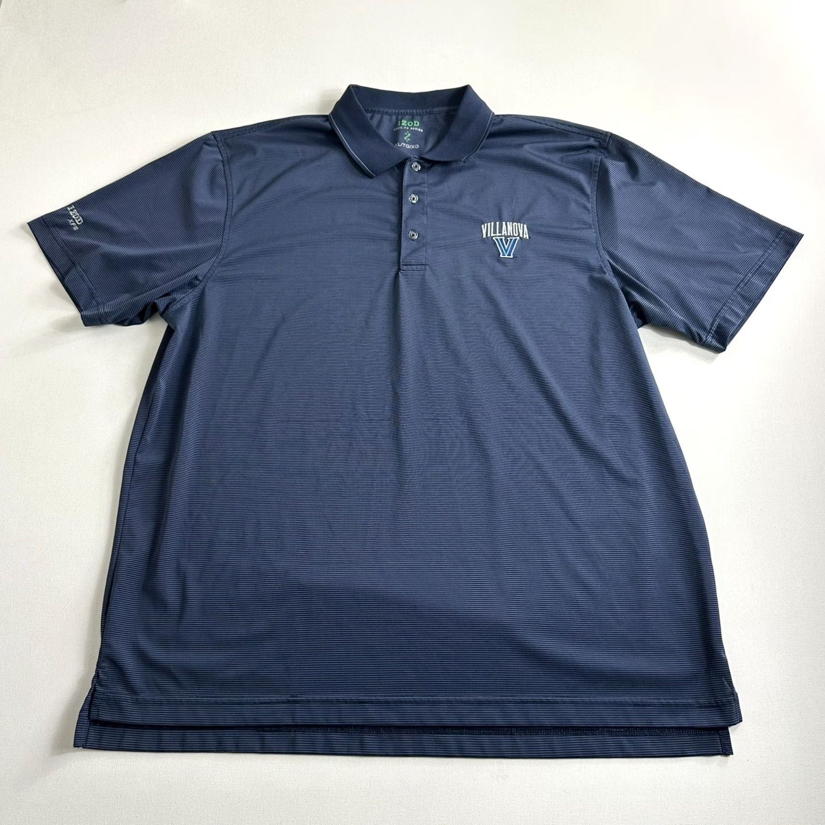 Izod IZOD XFG Golf Polo Shirt Cool FX Series Blue Stripes Mens Size XL Shirtsleeve Size US XL / EU 56 / 4 - 2 Thumbnail
