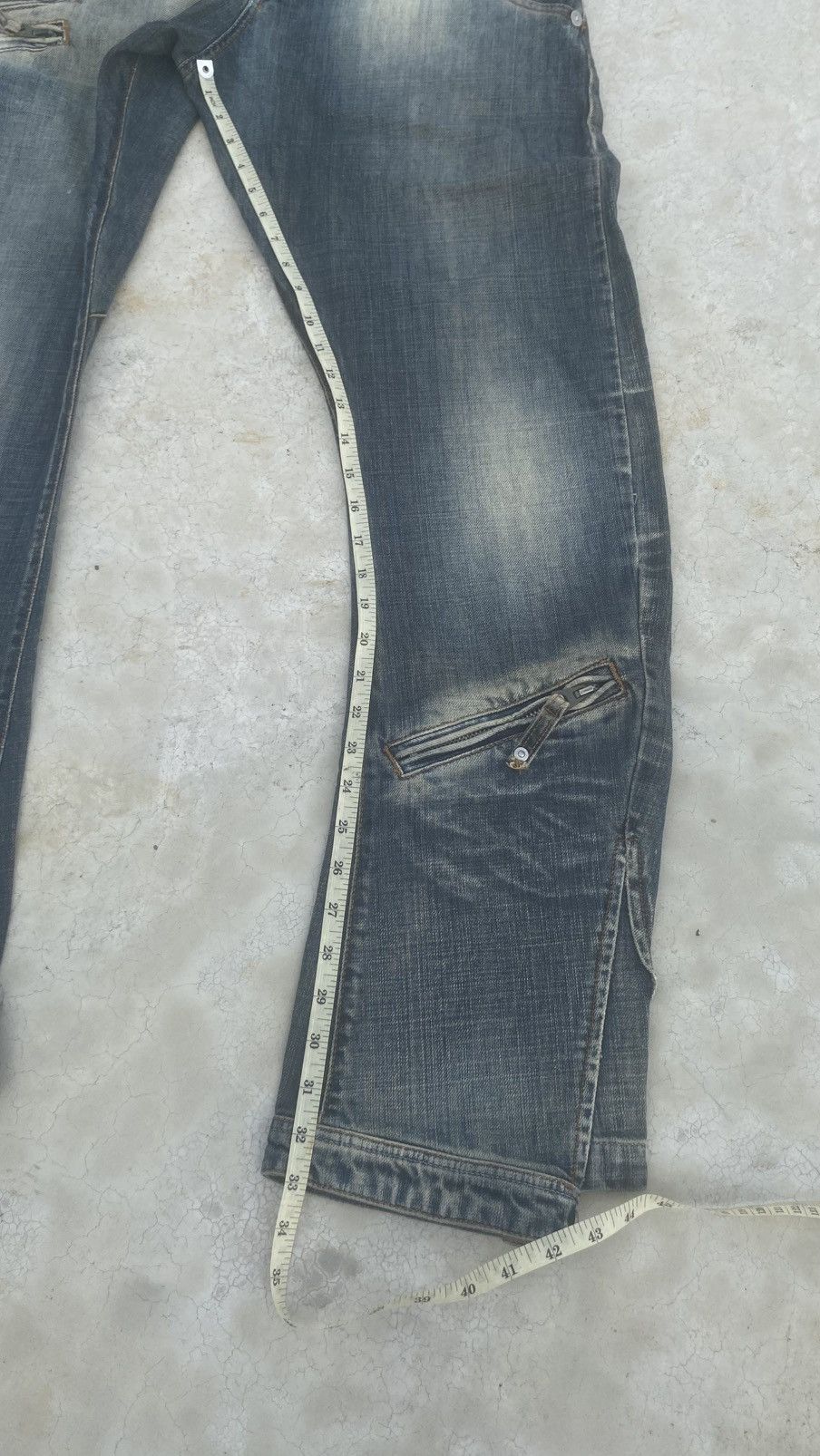 Energie Y2K Distressed MultiZip Energie x Sixty Denim Size US 29 - 8 Thumbnail