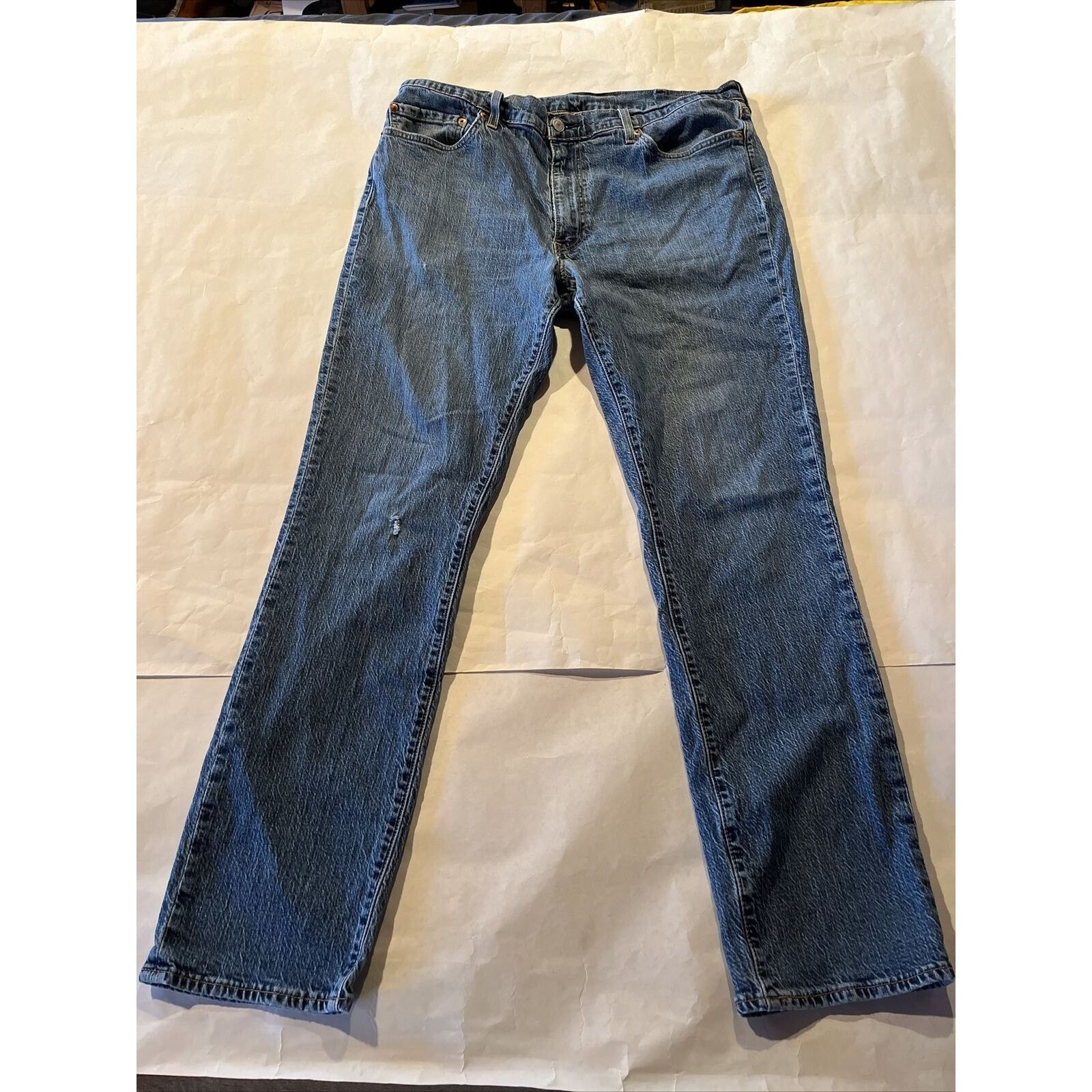 Levi's Levis 511 Jeans Mens 36x31 Blue Slim Straight Denim Med Wash Size US 38 / EU 54 - 2 Thumbnail