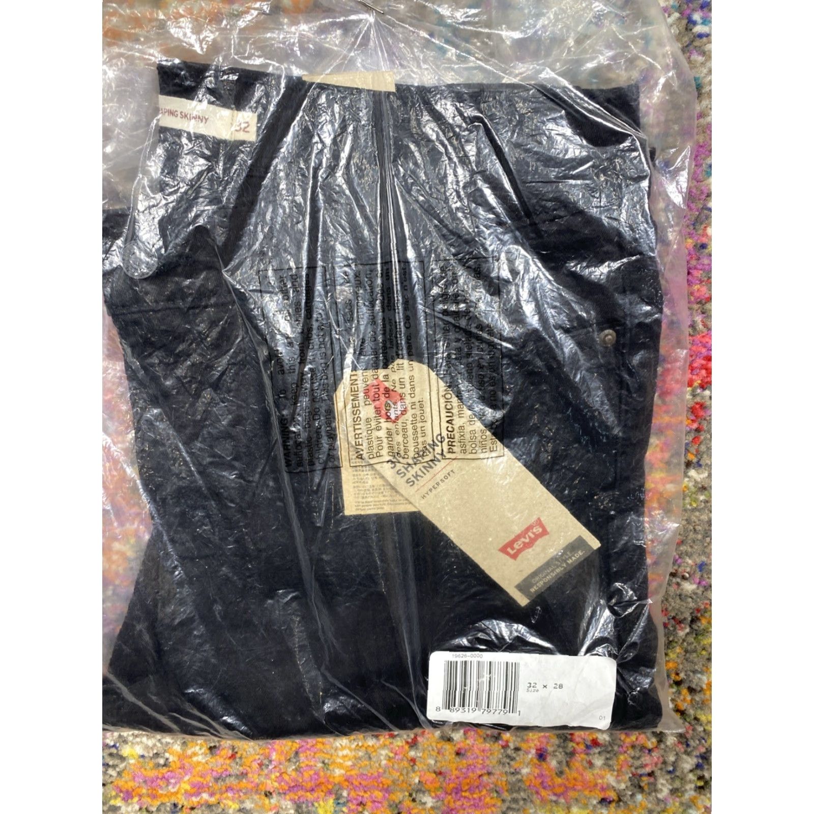 Levi's Levi's Women's 311 Shaping Skinny Jeans Black 14 Short 32x28 Regular Size 14 Short Shaping Jeans Womens Size 24" / US 00 / IT 34 - 2 Thumbnail