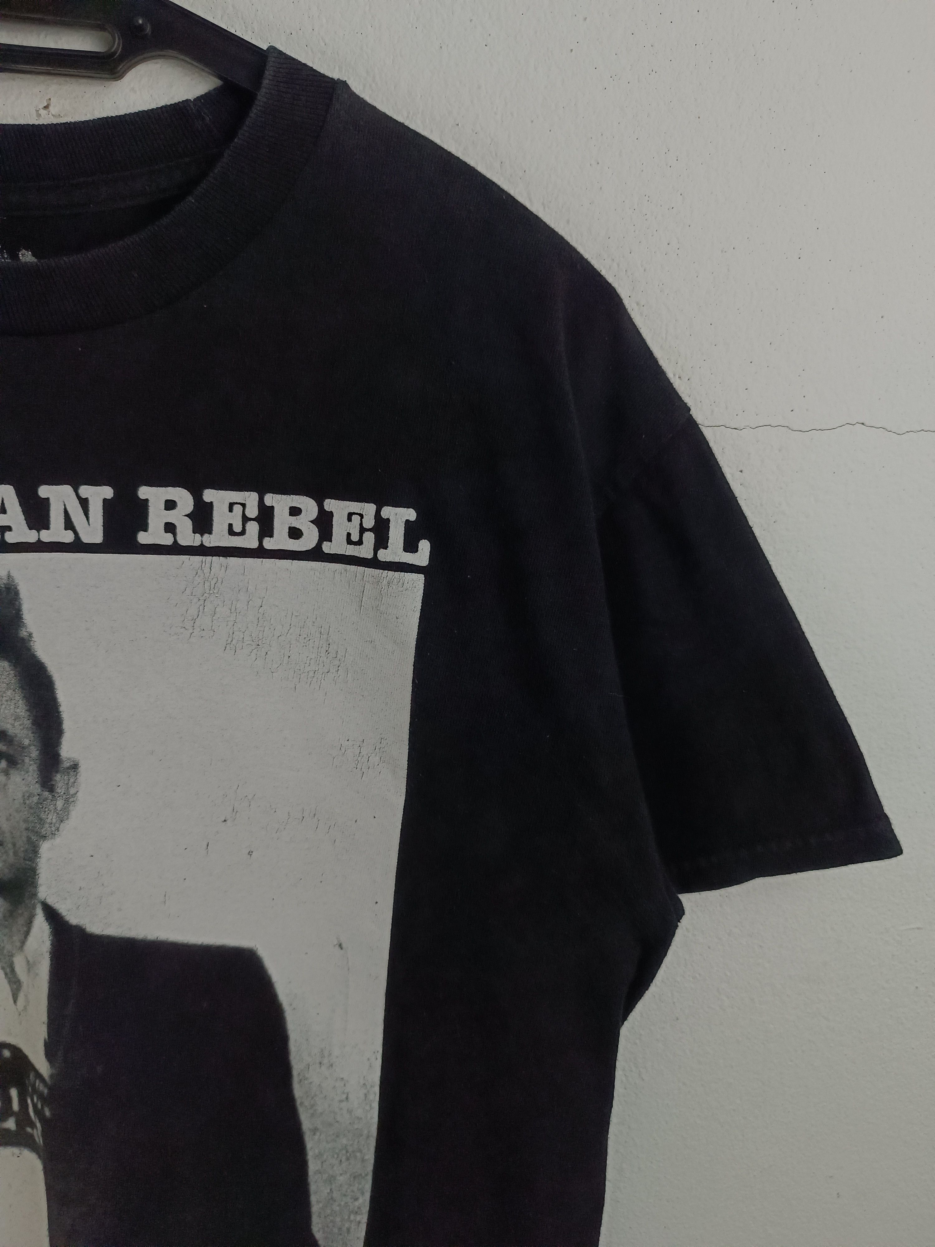 Band Tees VINTAGE JOHNNY CASH AMERICAN REBEL TEE elvis willie dylan Size US M / EU 48-50 / 2 - 6 Thumbnail