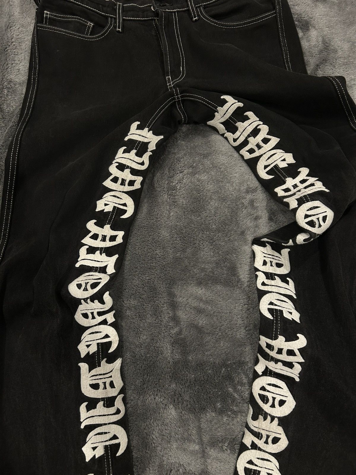 Vlone Vlone old english denim set Size US 34 / EU 50 - 2 Thumbnail