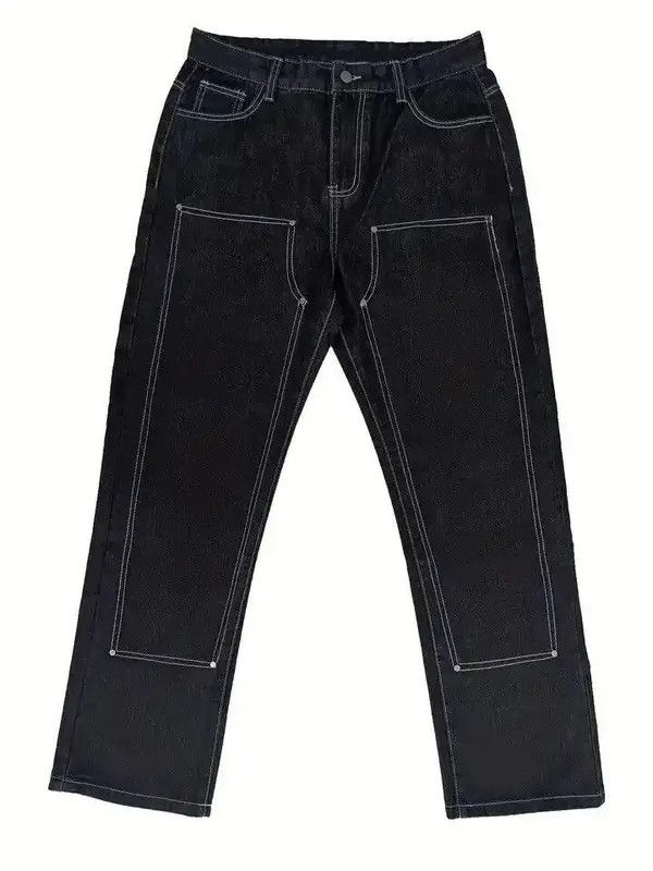 Japanese Brand Multi Pocket Baggy Denim Pant Size US 30 / EU 46 - 3 Thumbnail