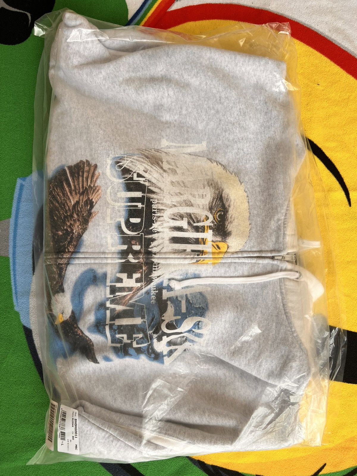 Maison Margiela × Supreme Supreme MM6 Maison Margiela Eagle Zip Hooded Sweatshirt Grey Size US L / EU 52-54 / 3 - 21 Thumbnail