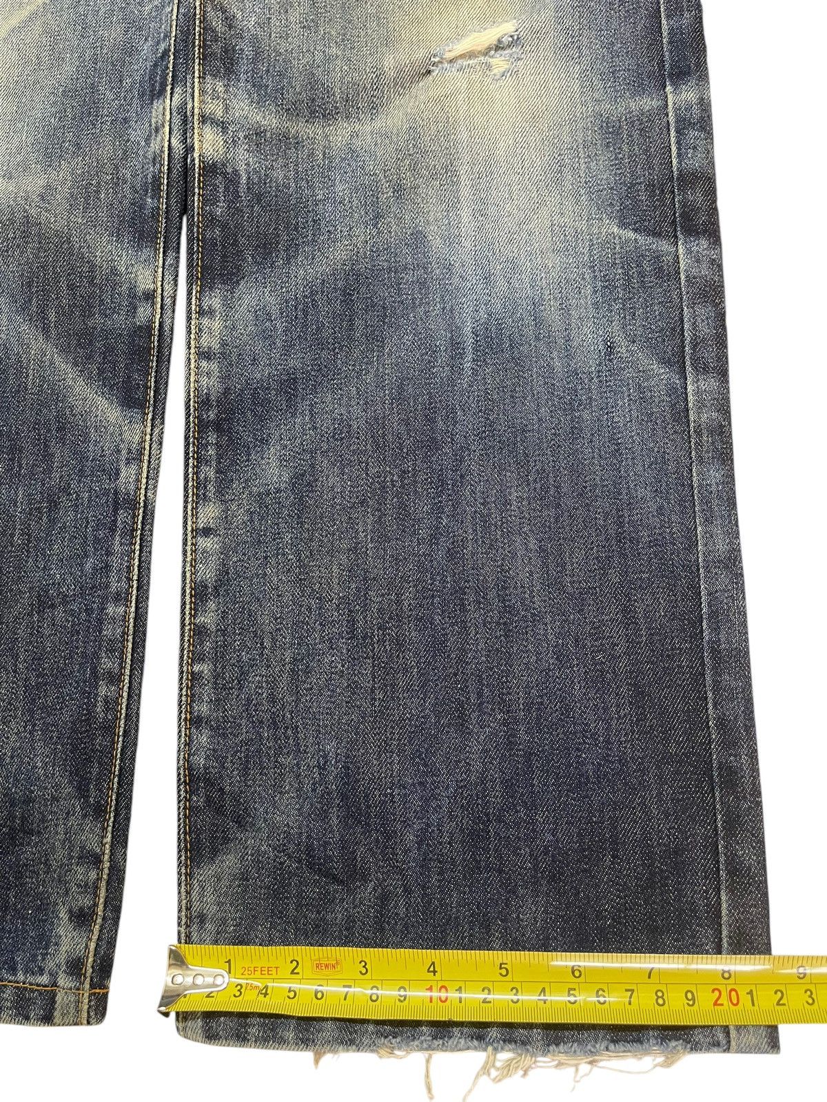 14th Addiction Vintage Japanese Brand Blue Faded Wash Style Baggy Jeans Size US 31 - 16 Thumbnail