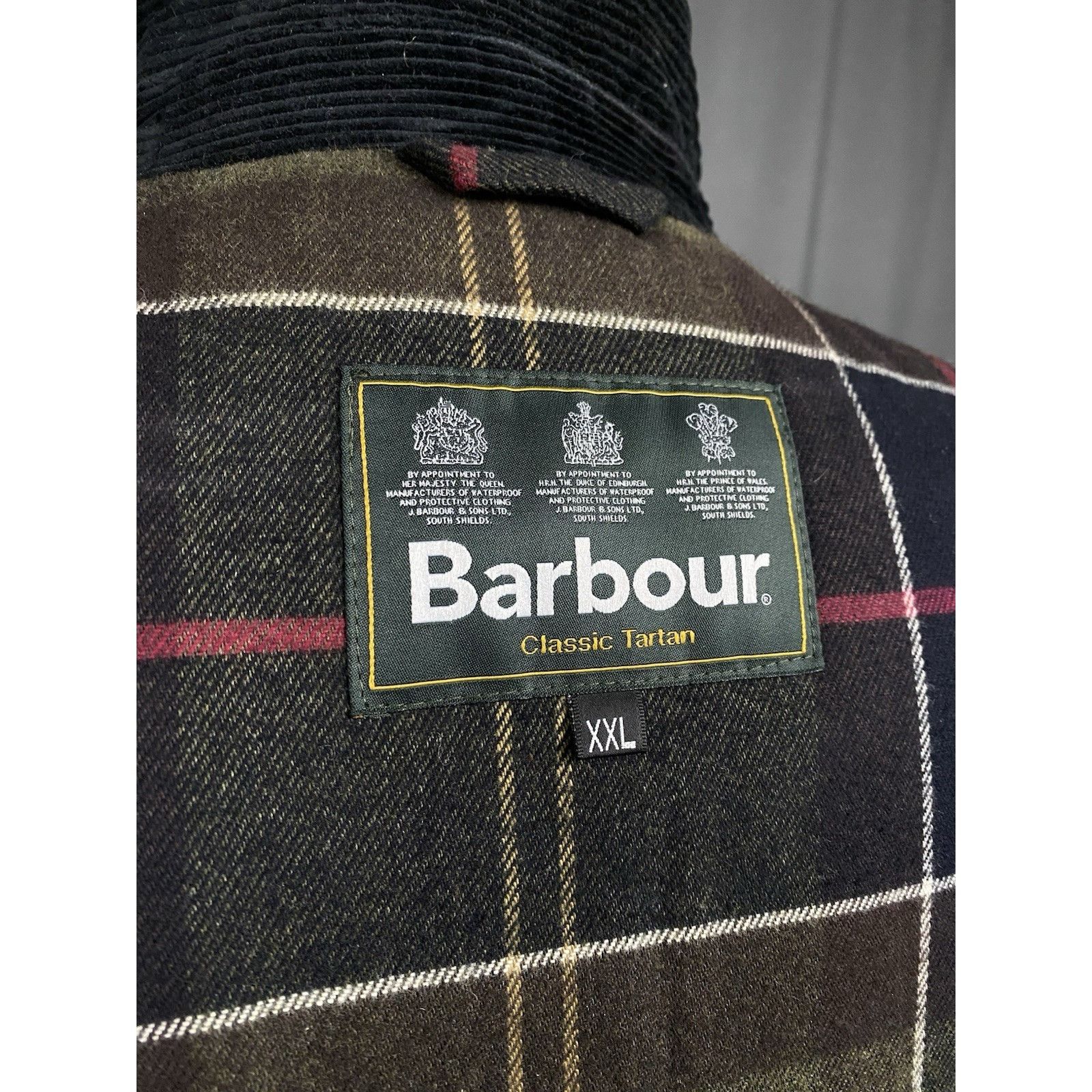 Barbour MINT! Barbour Rufford Men's Blue Waxed Insulated Motorcycle Size US XXL / EU 58 / 5 - 11 Thumbnail