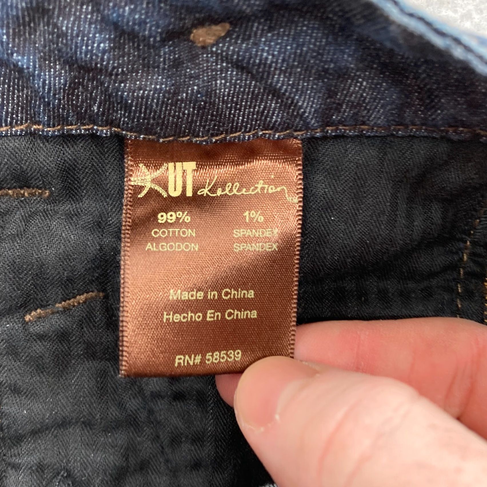Vintage KUT from the Kloth Flared Trouser Pants Women's 28 Dark Blue Chambray Denim Size 28" / US 6 / IT 42 - 5 Thumbnail