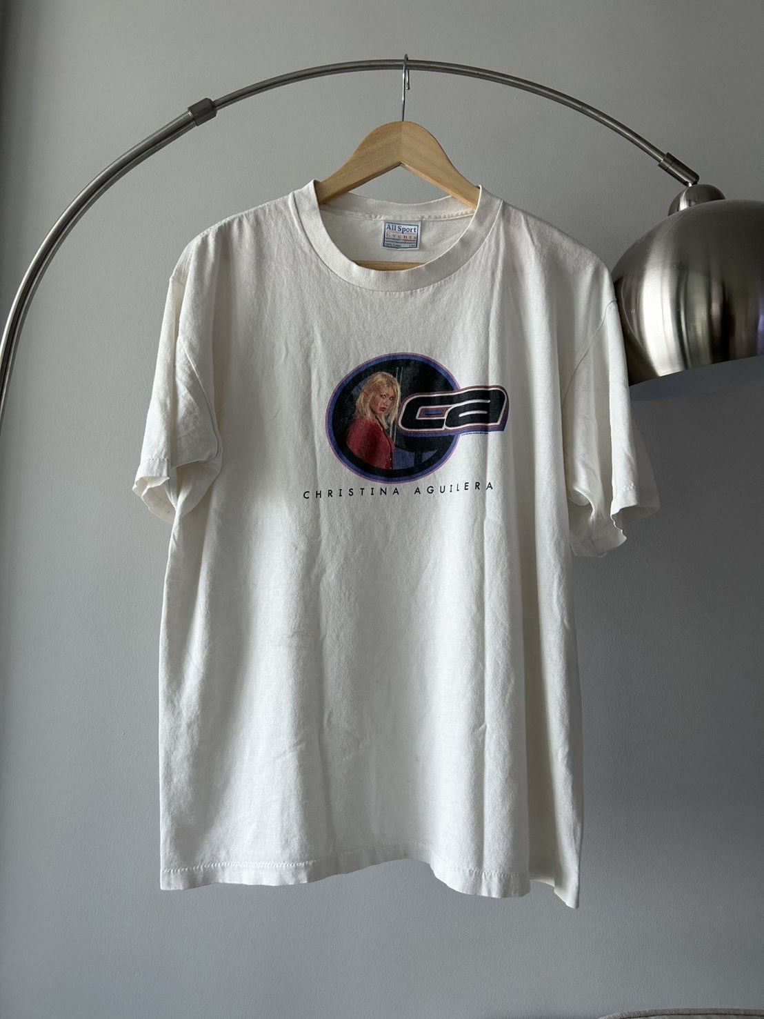 Vintage Christina Aguilera Vintage T Shirt 00s Size US L / EU 52-54 / 3 - 1 Thumbnail