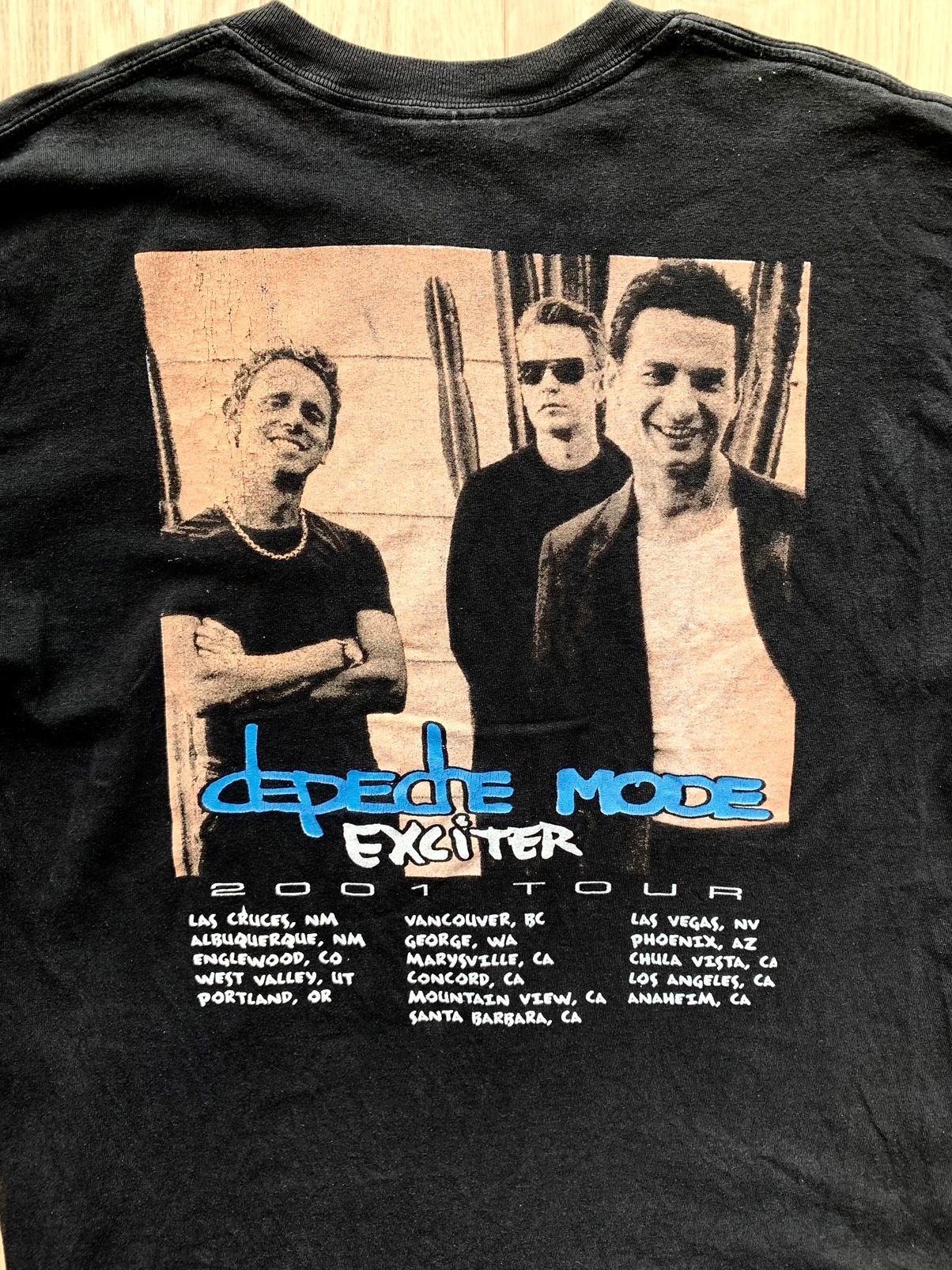 Vintage Depeche Mode Exciter 2001 Tour Vintage Double Sided Logo Tee Size US L / EU 52-54 / 3 - 8 Preview