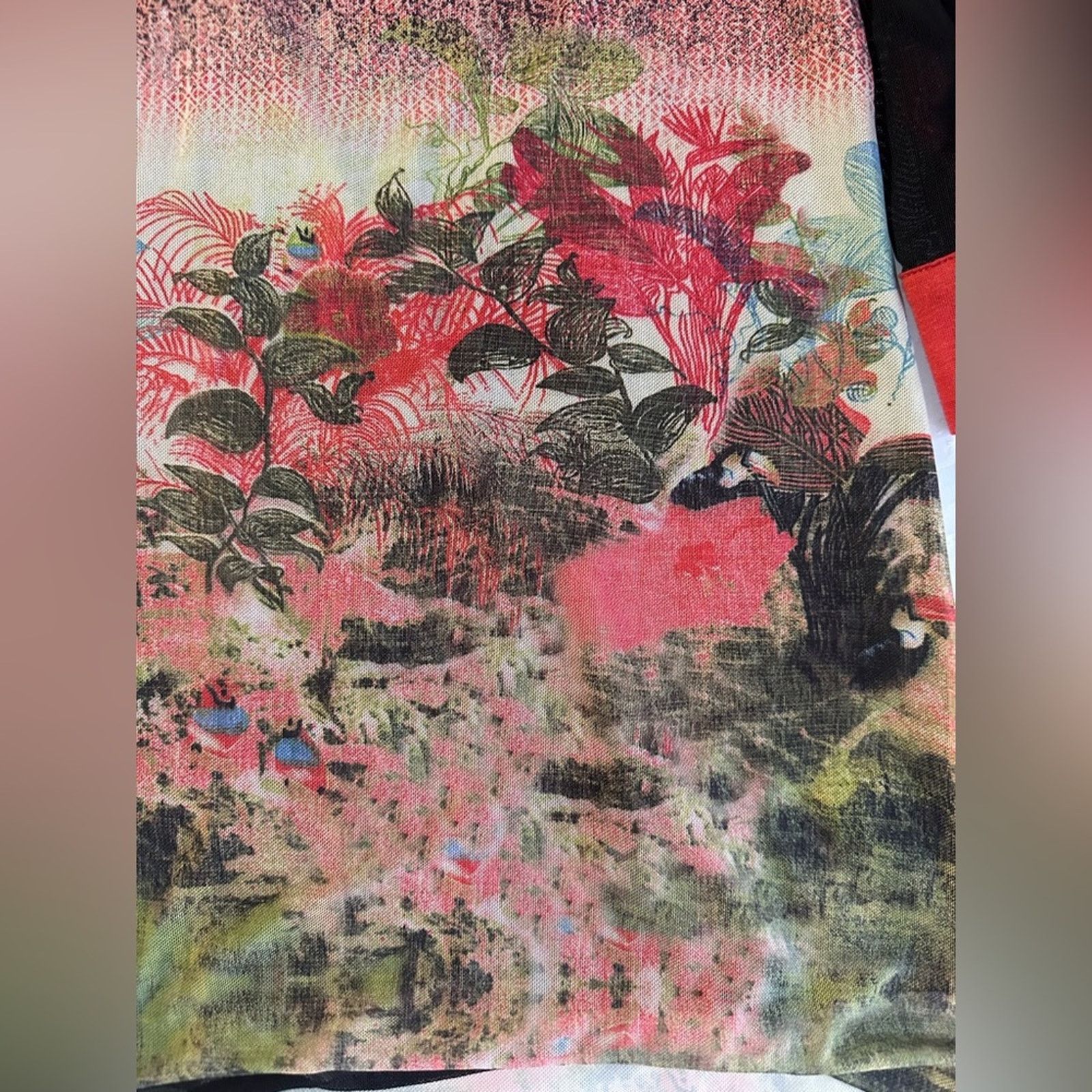 & Other Stories Fits and Ginger Jungle Pattern Tunic L Size L / US 10 / IT 46 - 4 Thumbnail