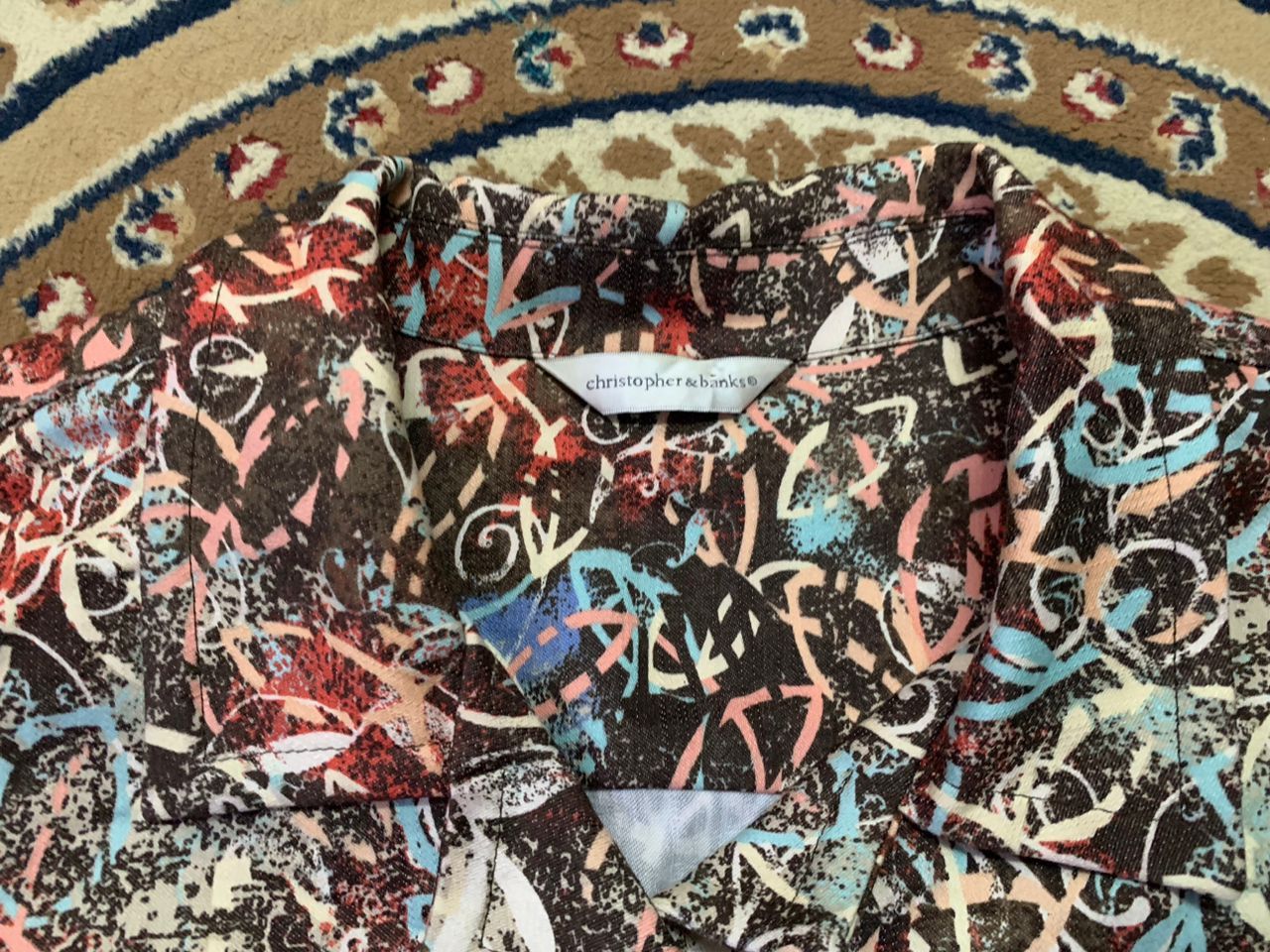 Art Comes First CHRISTOPHER & BANKS ART GRAVITY CAMO Size L / US 10 / IT 46 - 2 Thumbnail