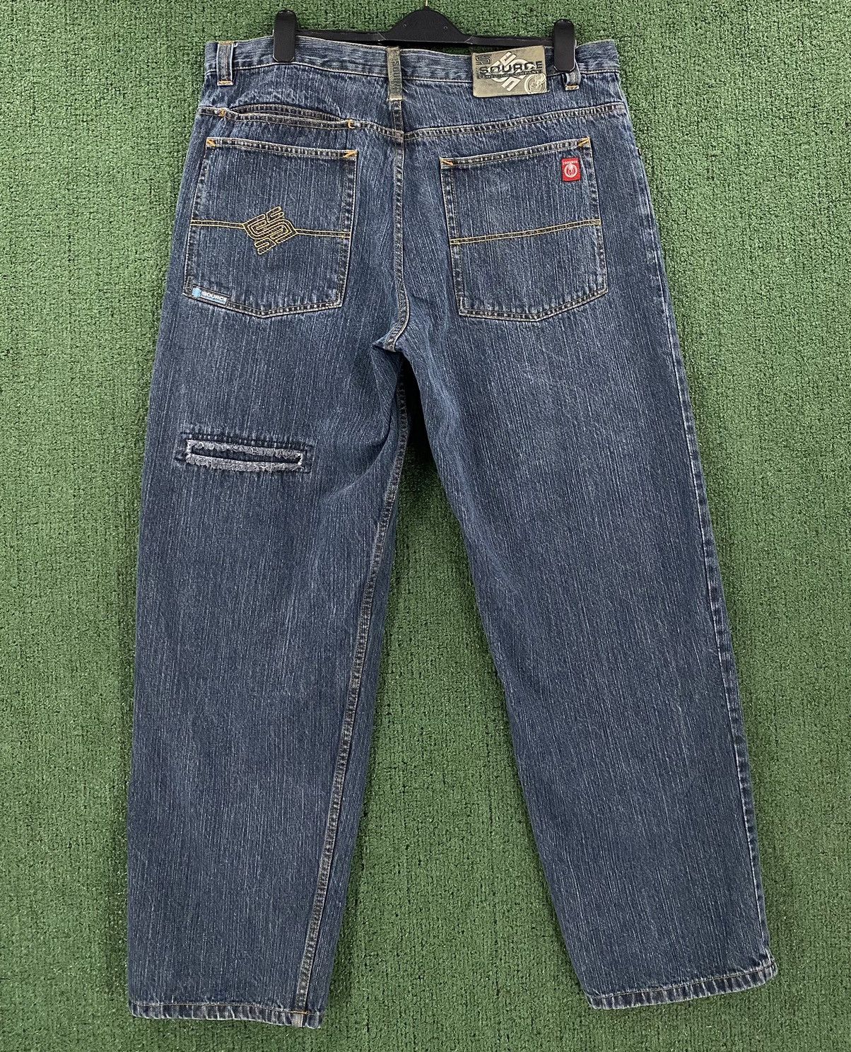 Other VTG 90’s The Source Hip Hop Embroidered Baggy Wide Leg Jeans Size US 38 / EU 54 - 5 Thumbnail