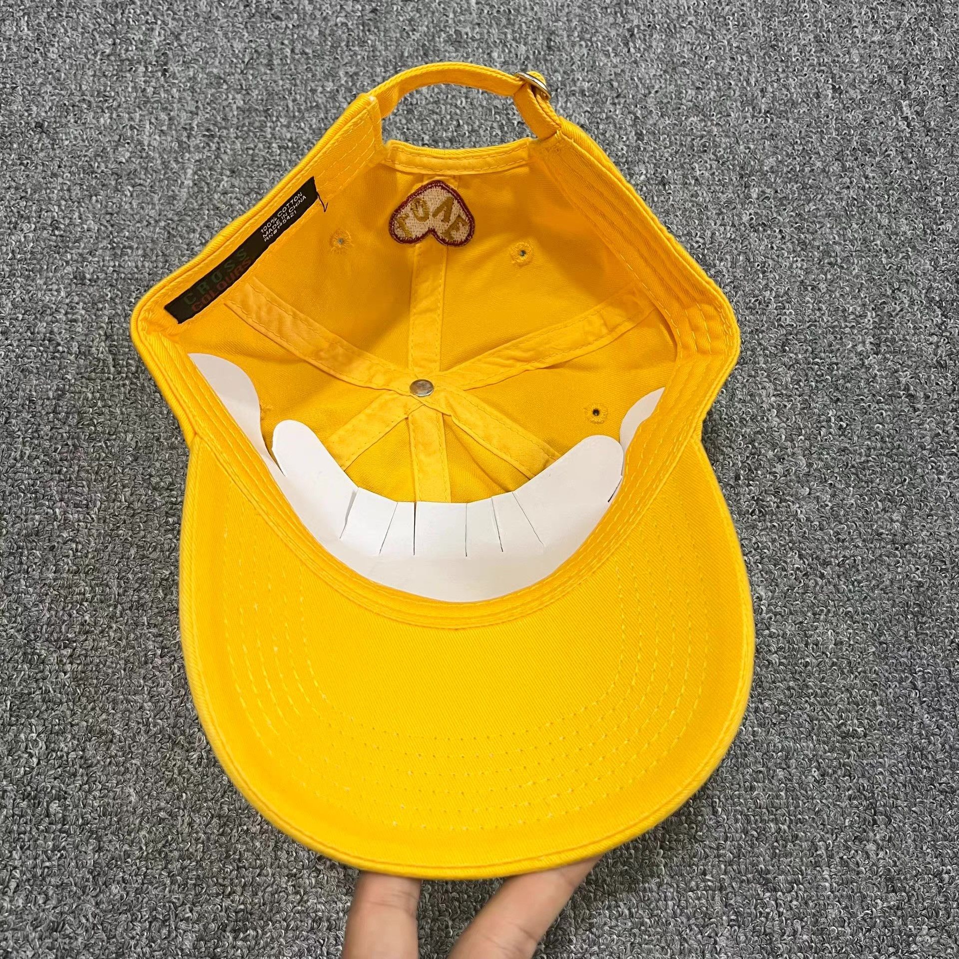 Cross Colours Cross Colours EmbroideredCurved Brim Baseball Cap Visor Q7 Size ONE SIZE - 4 Thumbnail