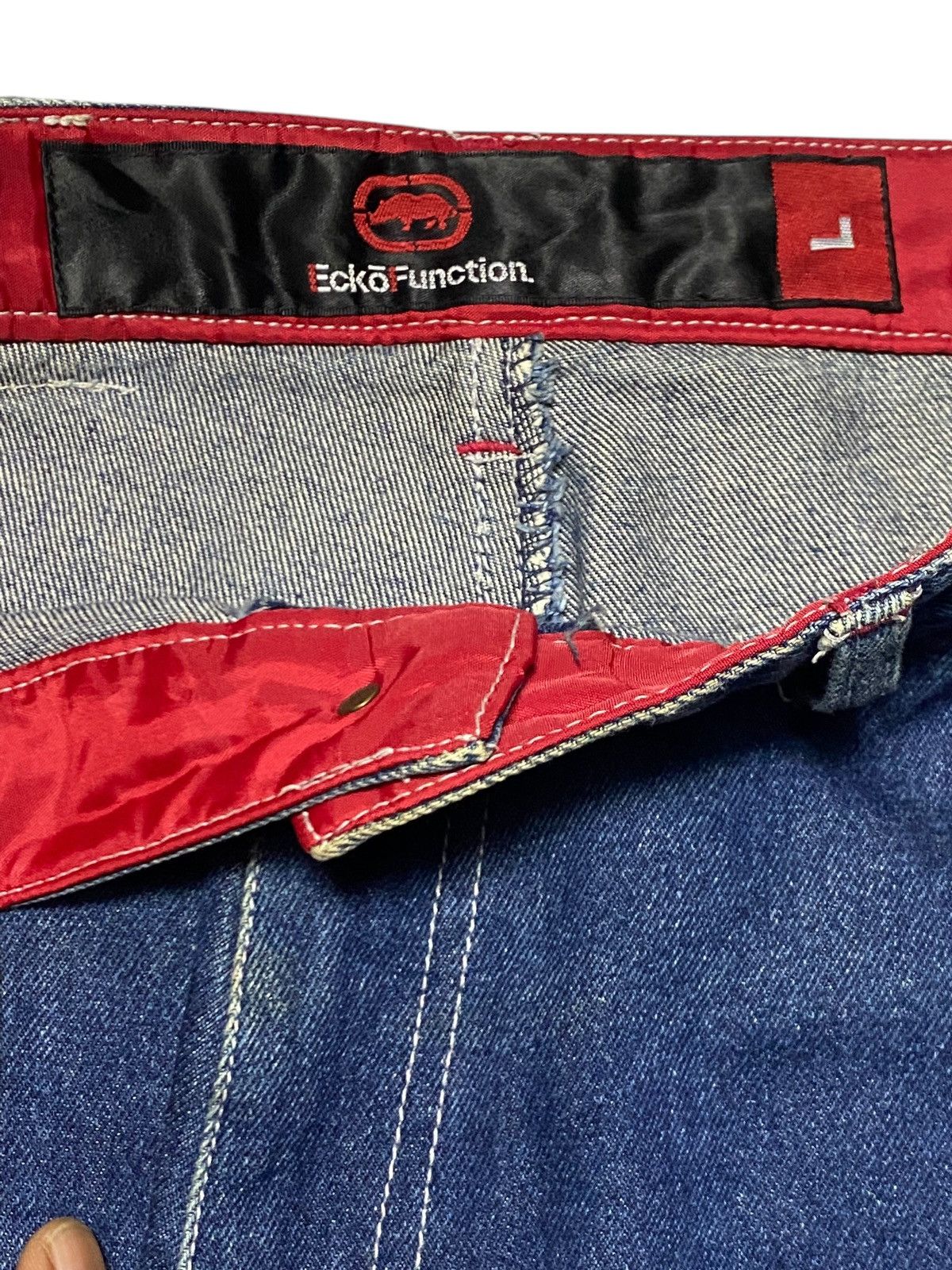 Ecko Unltd. Vintage Ecko Function Super Baggy Cargo Like Jnco Jeans Size US 33 - 11 Thumbnail