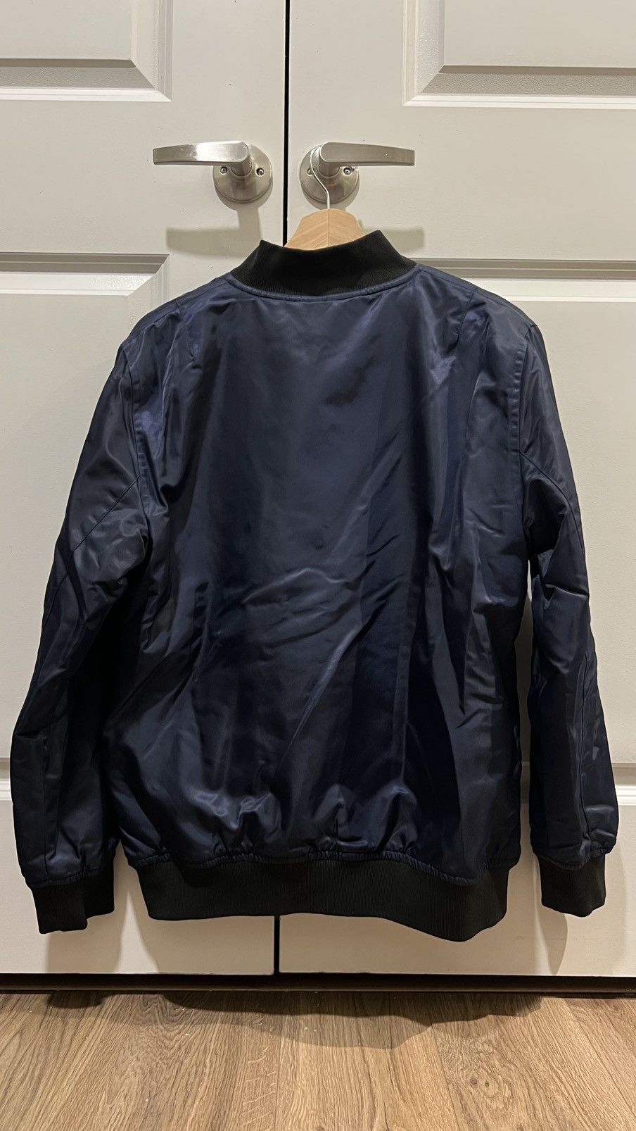 Stussy Navy Stussy Nylon Bomber Size Small Size US S / EU 44-46 / 1 - 3 Thumbnail