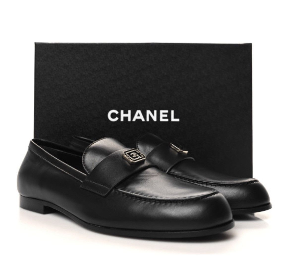 Chanel Loafers – Black Quilted Leather – Size EU 38 / US 7.5