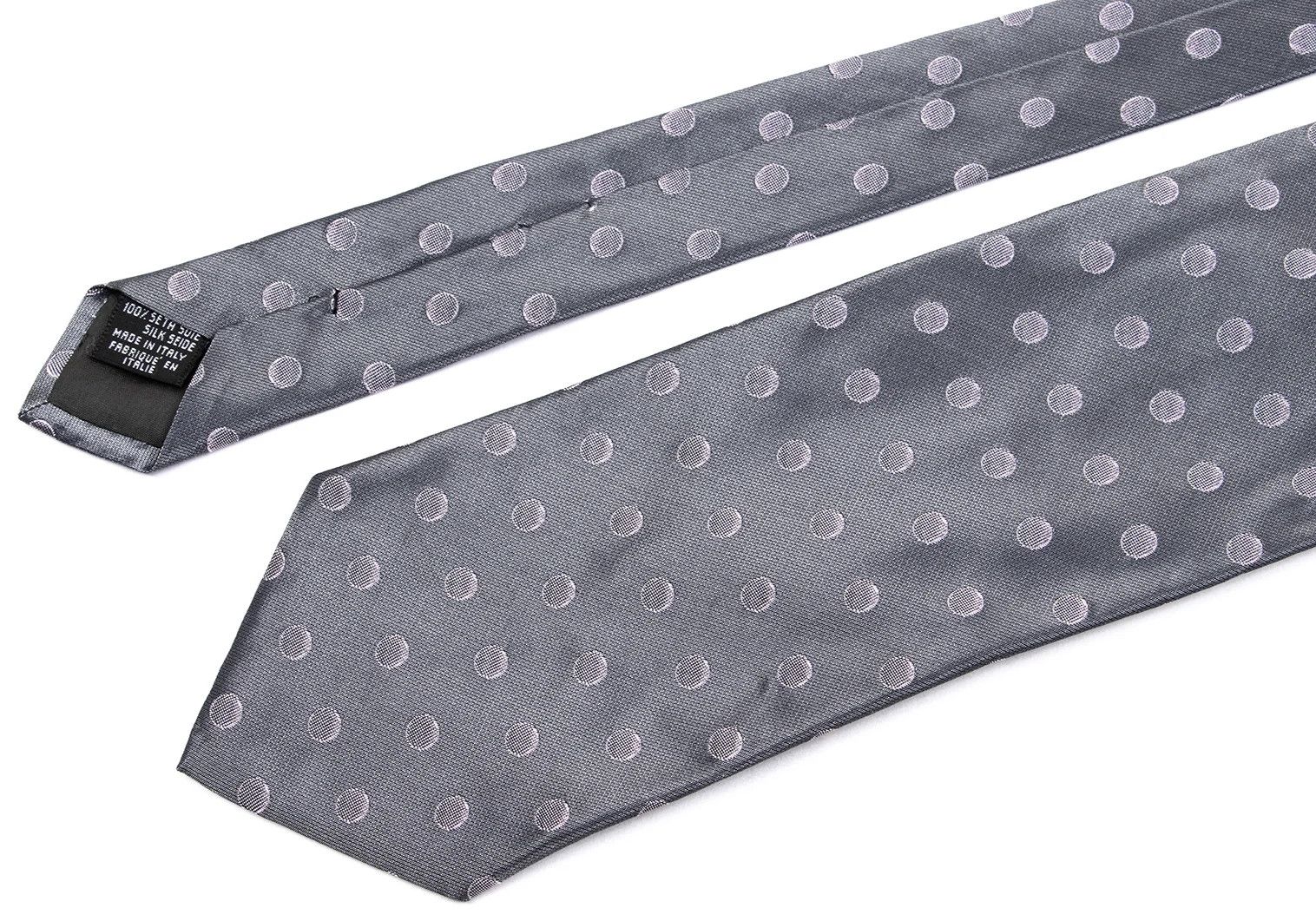 Armani Collezioni Dot Jacquard Silk Tie in Light Purple Size ONE SIZE - 3 Thumbnail