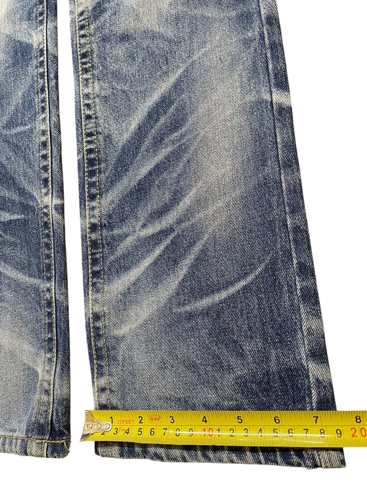 If Six Was Nine Vintage Japanese Brand Blue Faded Wash Style Jeans Size US 30 / EU 46 - 17 Thumbnail
