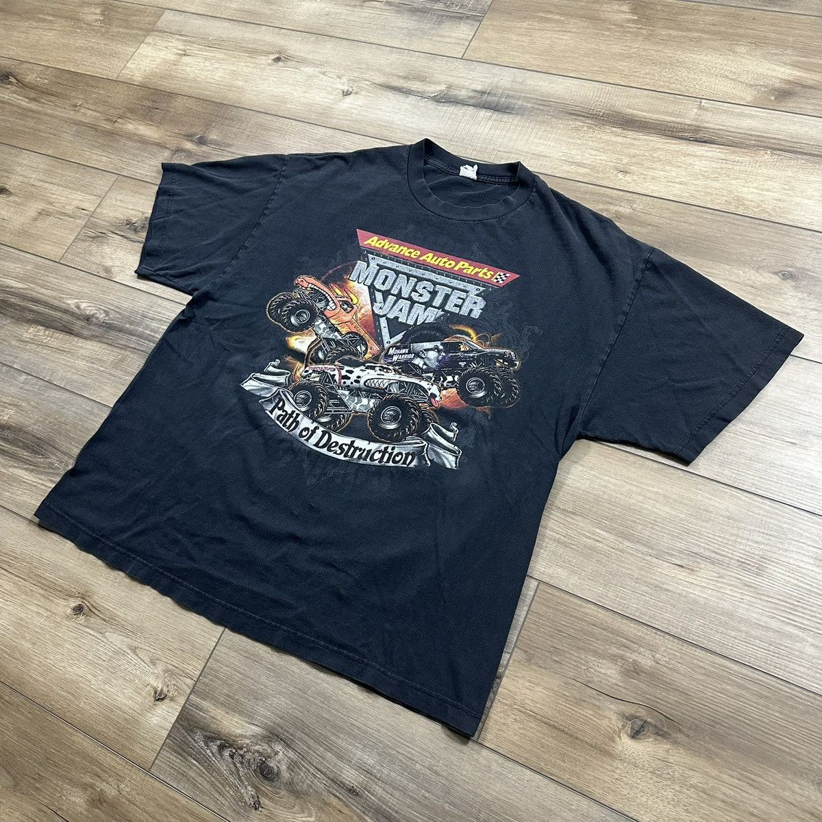 Other Monster Jam Path of Destruction World Tour Graphic Tee Size US L / EU 52-54 / 3 - 3 Thumbnail