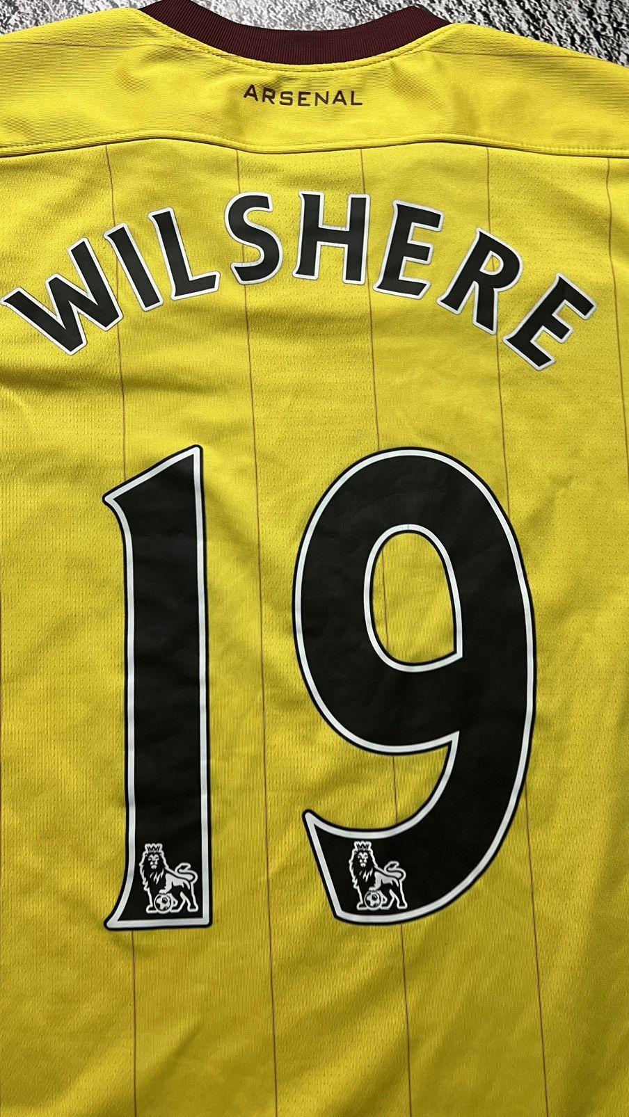 Nike 2010 Nike Arsenal London Jack Wilshere vintage jersey Size US S / EU 44-46 / 1 - 10 Thumbnail