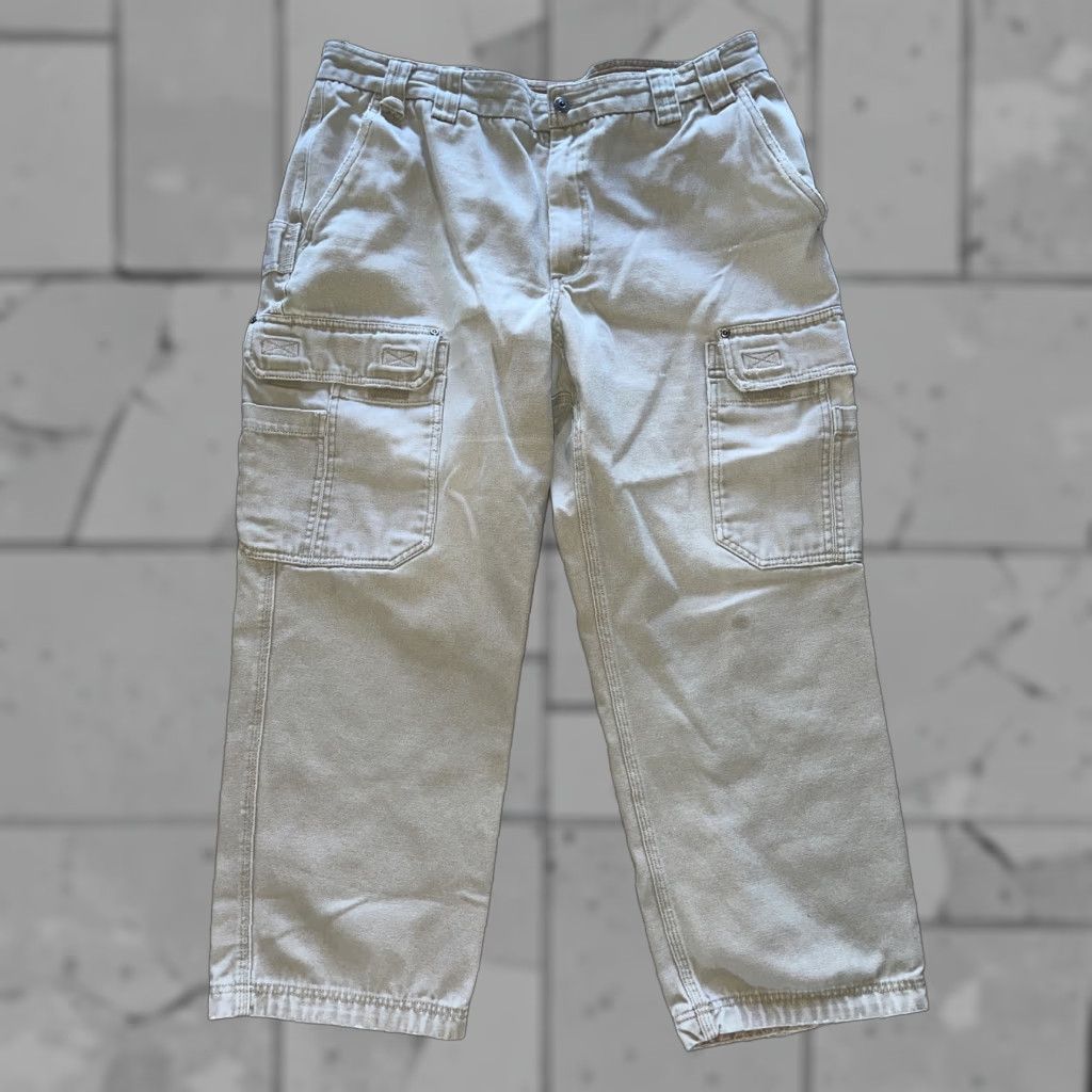 CO Duluth Trading Co Beige Heavy Duty Carpenter Pants Mens Size 40x30 Pants Mens Beige 40x30 Carpenter Duluth Trading Co Size US 40 / EU 56 - 1 Thumbnail