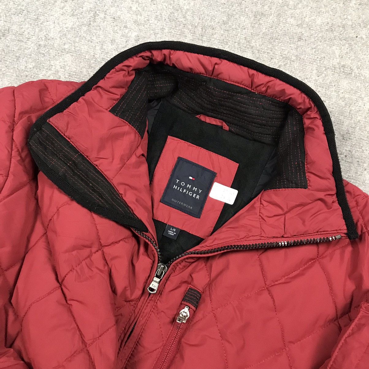 Tommy Hilfiger TOMMY HILFIGER RED PUFFER JACKET Size US L / EU 52-54 / 3 - 10 Thumbnail