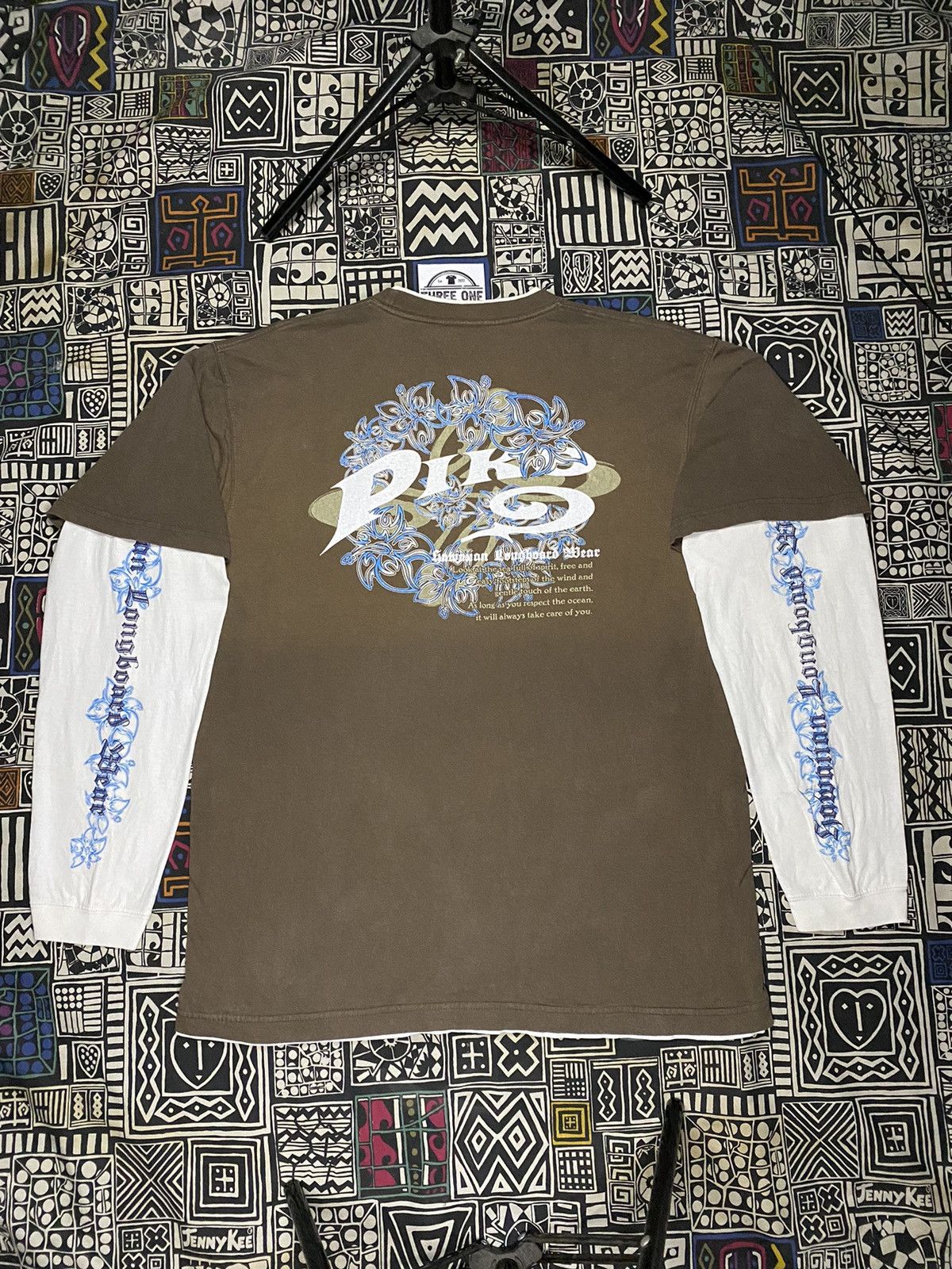 y2k lgb ifsix midas civarize クロス tシャツ PPFM Japanese Label skull cross tee Y2K goa ifsixwasnine