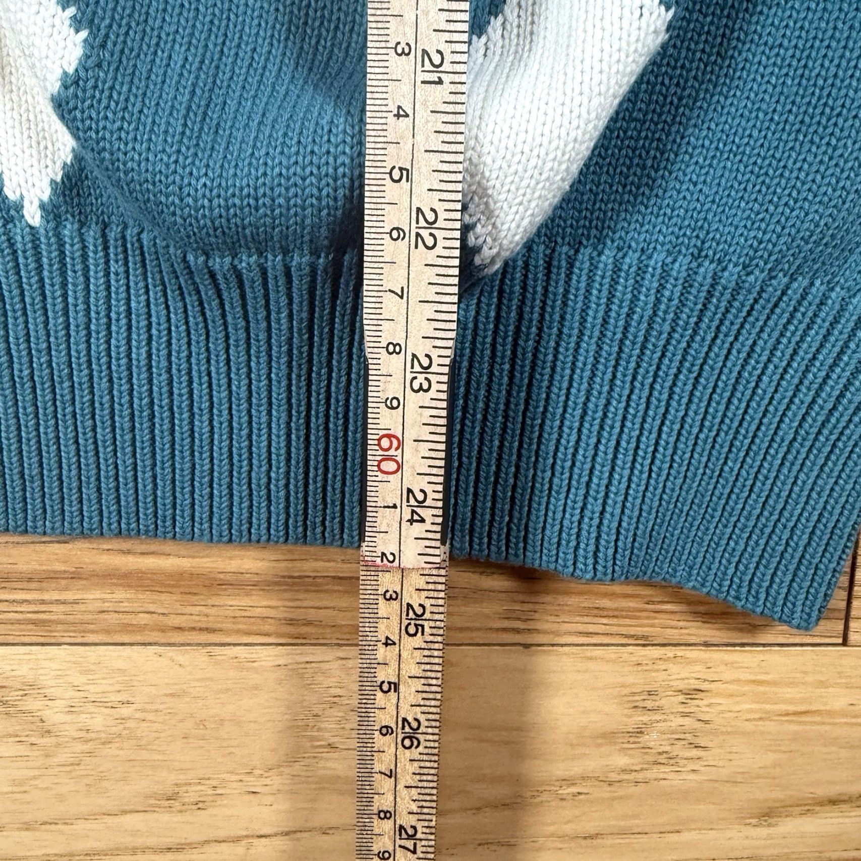 Vintage NWOT Diamond Bogey Boys Crewneck Sweater Mens Small Blue Diamond AOP Cinched Macklemore Size US S / EU 44-46 / 1 - 7 Thumbnail